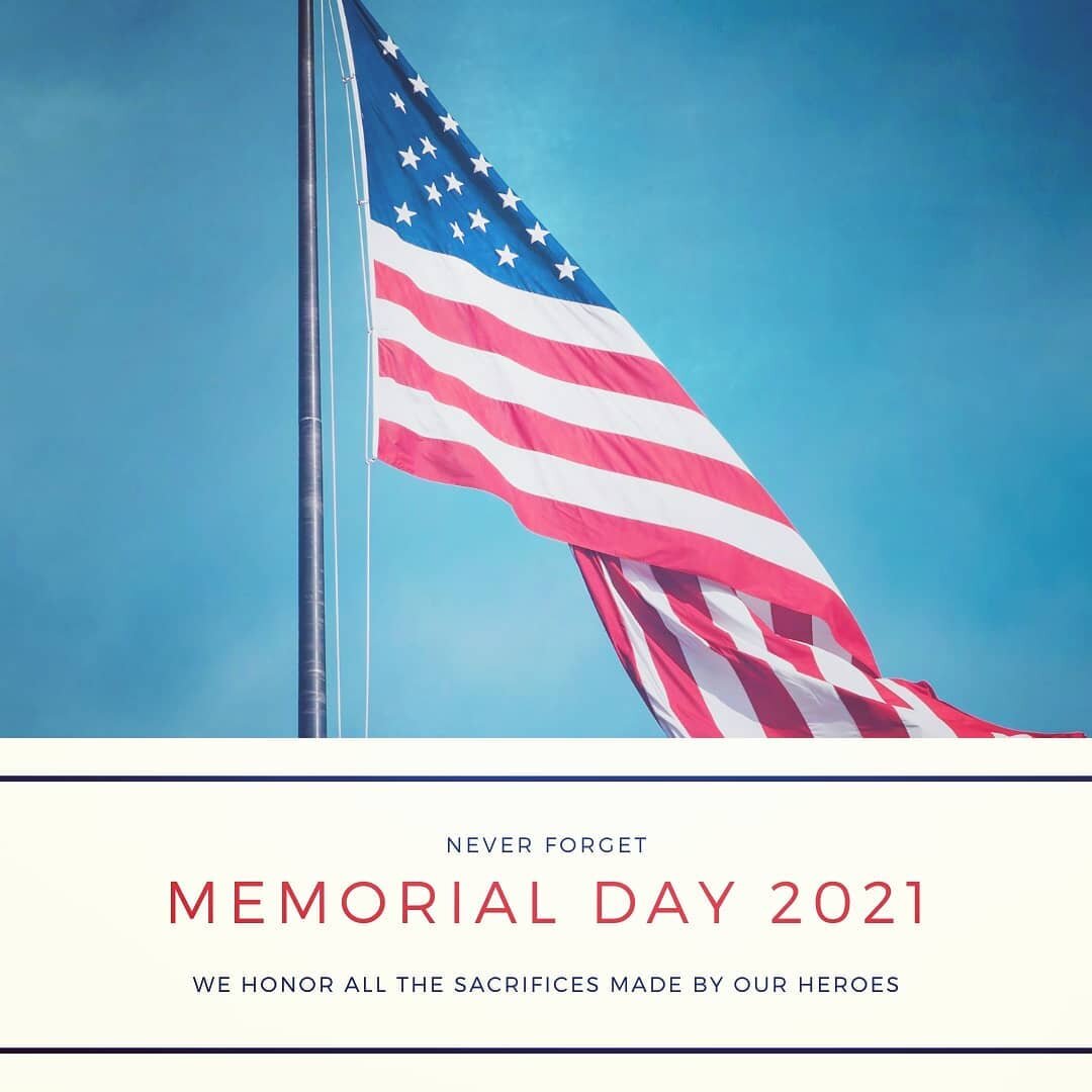 Wishing you a safe and happy Memorial Day! We remember and honor those who have given and continue to give so much to our country. ❤

Jackman Eye is closed today, but we will reopen tomorrow with our normal hours from 9am-5pm. You can still make your