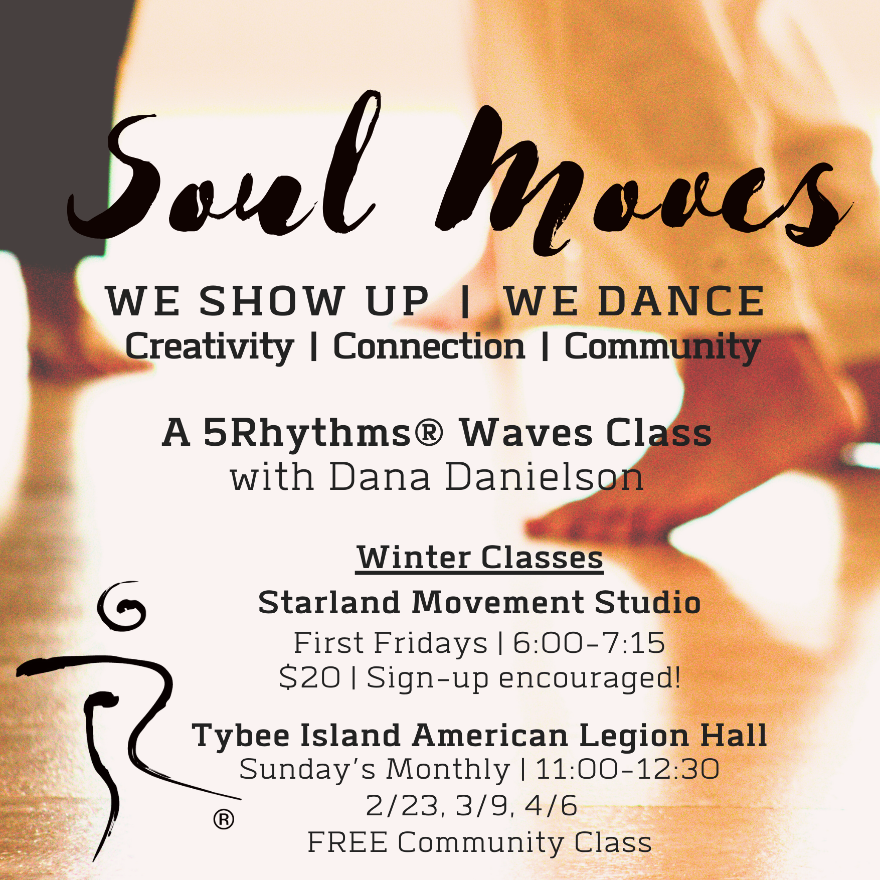 5Rhythms Winter Classes | Tybee Island