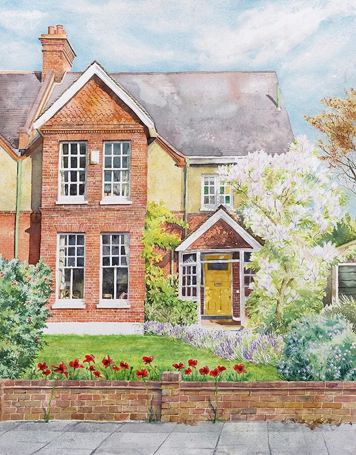  Watercolour on paper 