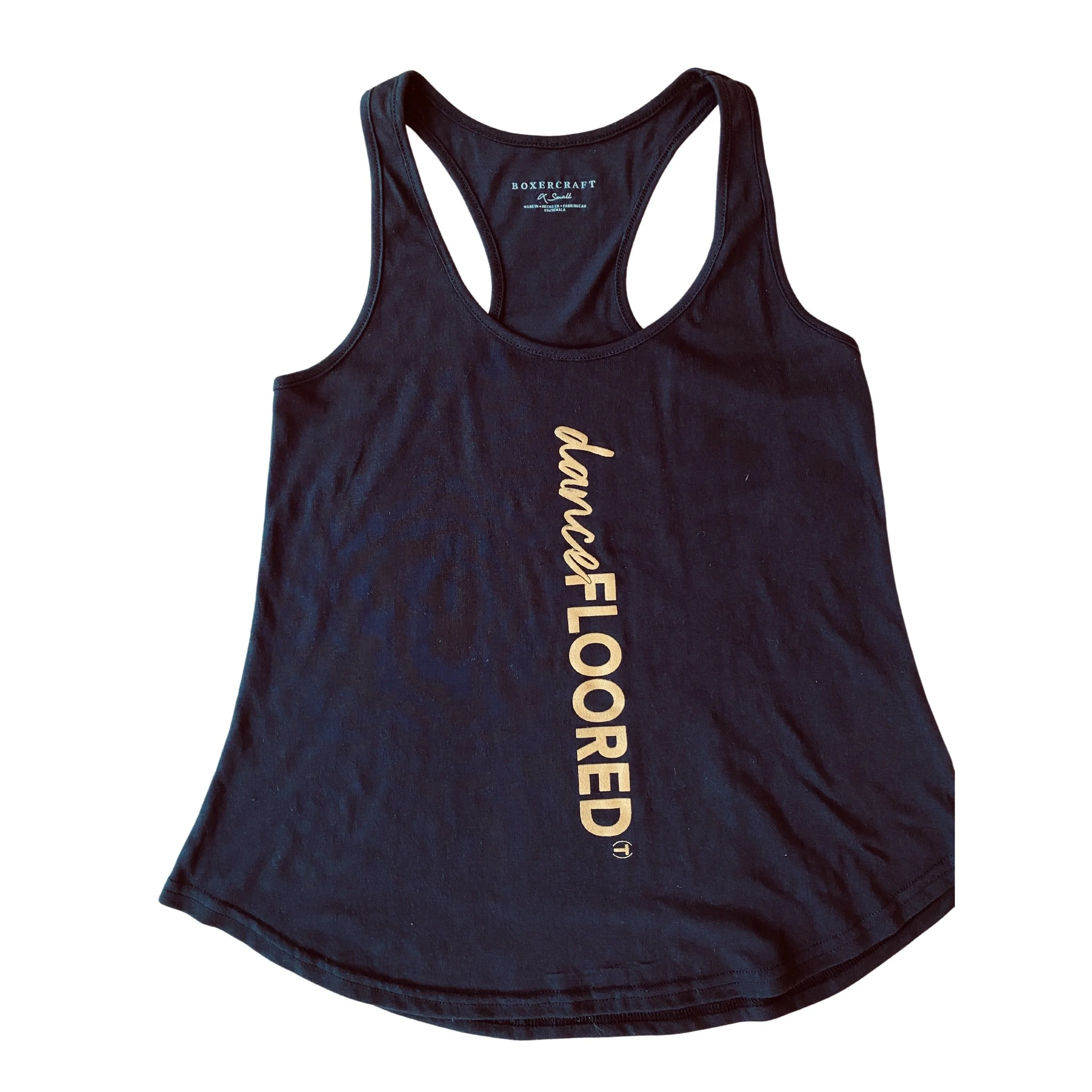 OG Black + Gold Racerback danceFLOORED Tank
