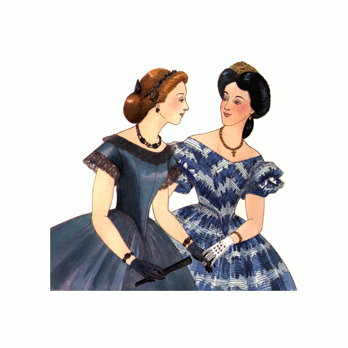 1850s To 1860s Antebellum Era Past Patterns
