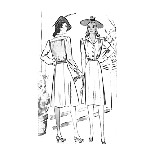 Sew Simple One Piece Dress Pattern Past Patterns