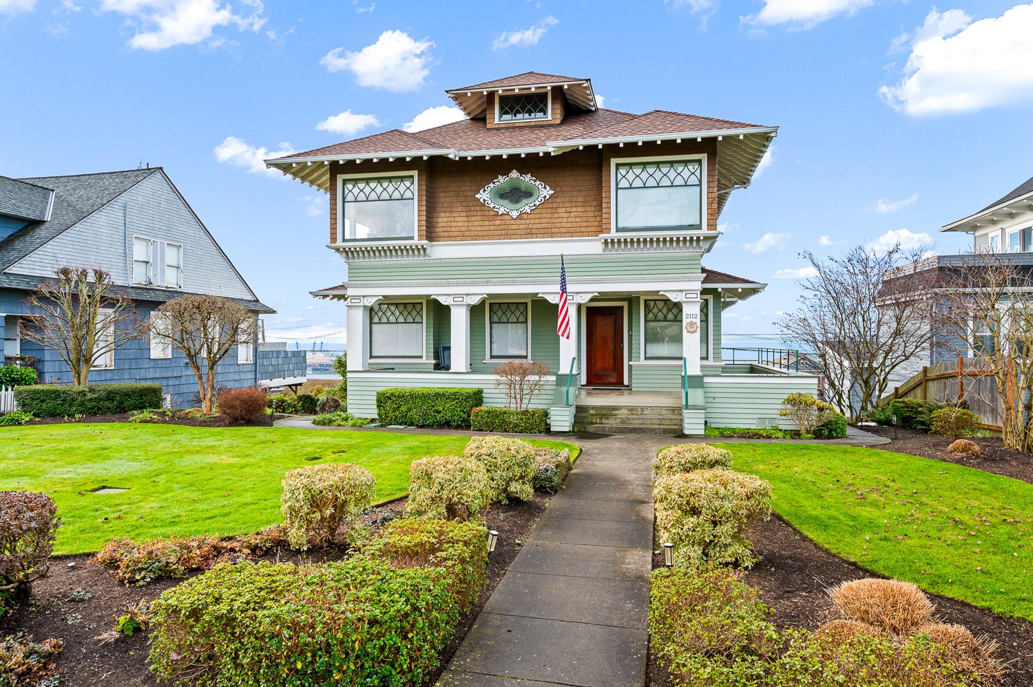 Everett Mansion with Water Views