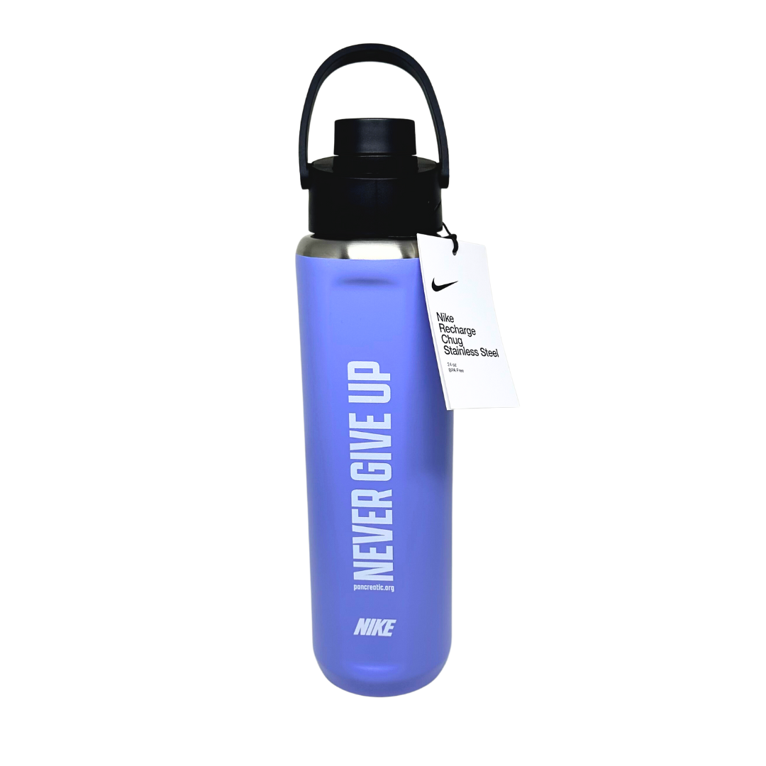 Never Give Up Water Bottle — Hirshberg Foundation