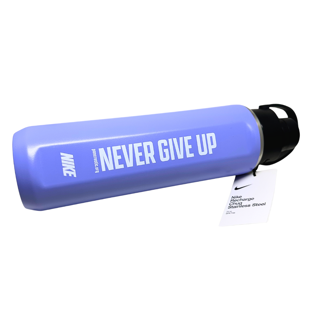 Never Give Up Water Bottle — Hirshberg Foundation