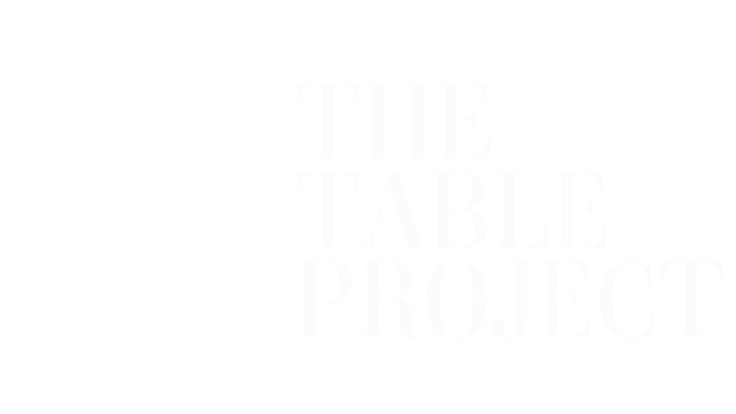 The Table Project