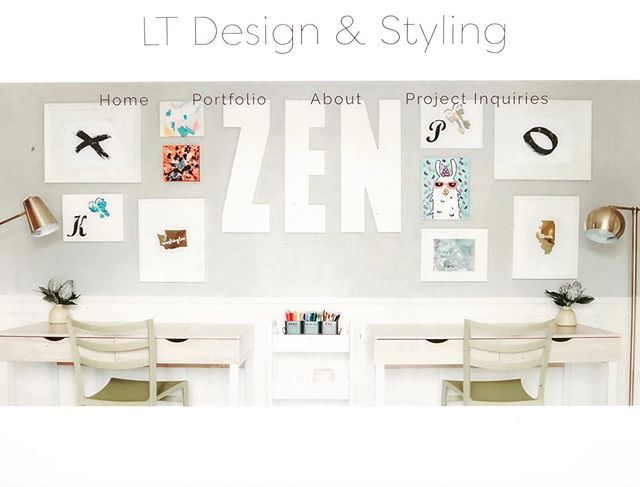 Website is LIVE!  All the thanks in the world to my genius sister @carytf for putting this all together.  She makes it look so damn easy and I know it isn&rsquo;t. .
.
To new beginnings!  Pretty excited 🖤
.
.
.
@ltdesignandstyling #interiordesign #c