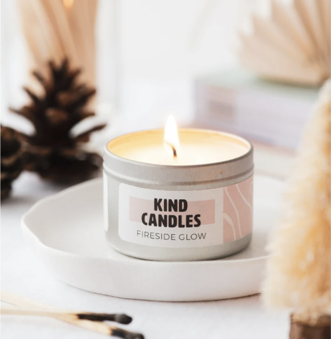 Winter Magic Kind Candle Vegan & Ecofriendly, Nature inspired Perfect Gift Bambú Living
