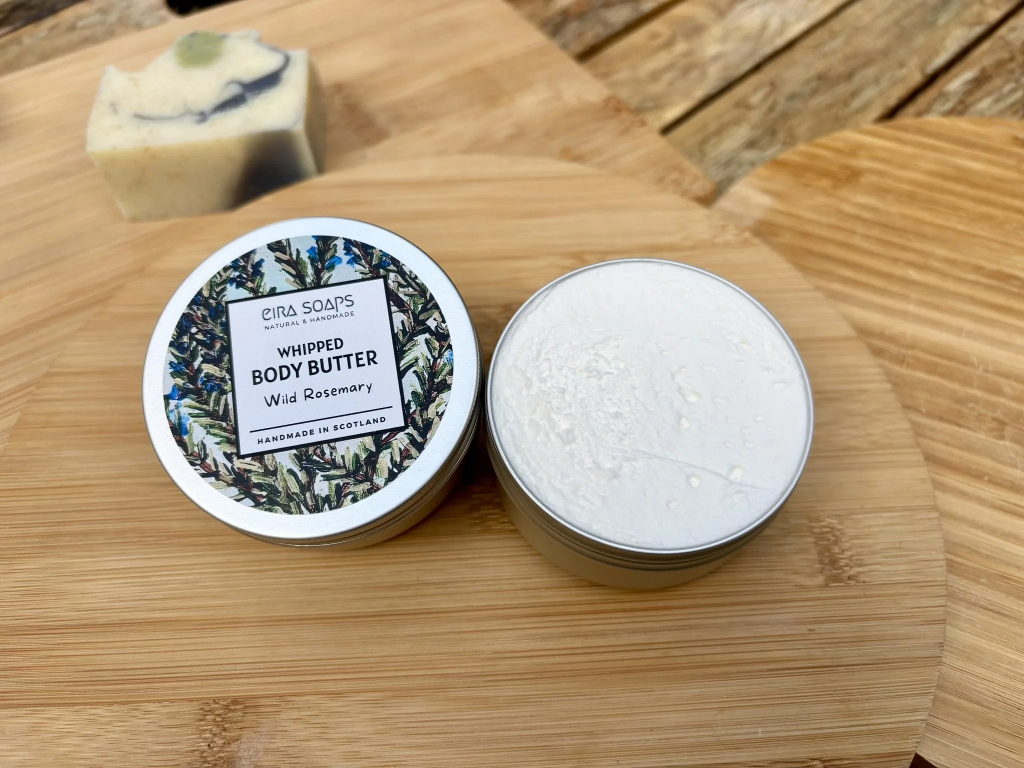 Body Butter Wild Rosemary open tin.JPEG