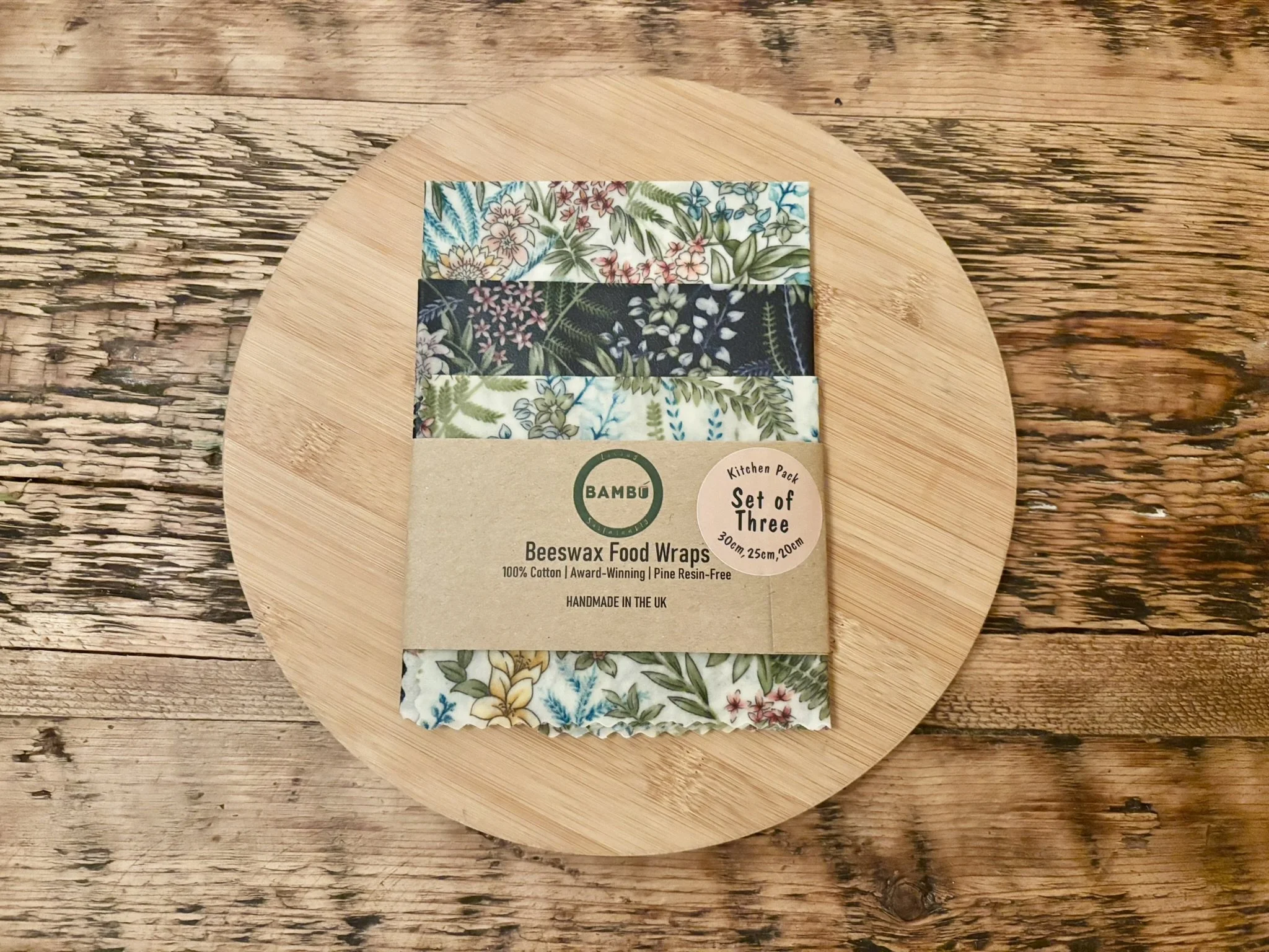 Honey Beeswax Food Wrap variety_Floral_2699.JPEG