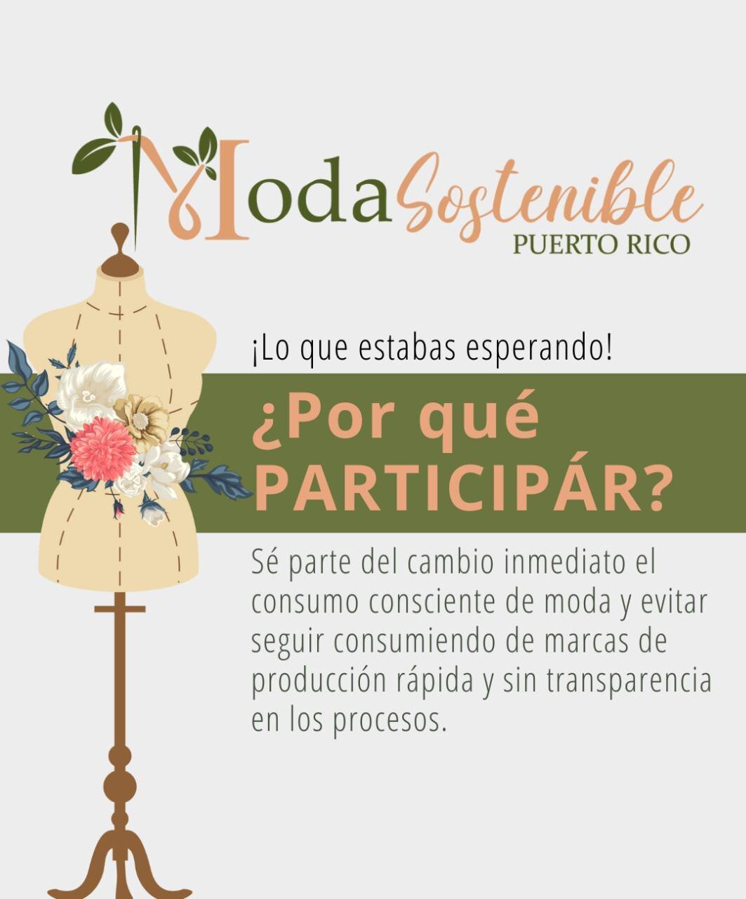 &iexcl;Lo que estabas esperando!

Si eres Dise&ntilde;adora
Emprendedora eco amigable 
Empresa responsable

Esto es para ti - D&eacute;janos un &quot;YO&quot; para enviarte detalles

⚪💚💬✂️

#marcademoda #puertorico #modasosteniblepuertorico #dise&n