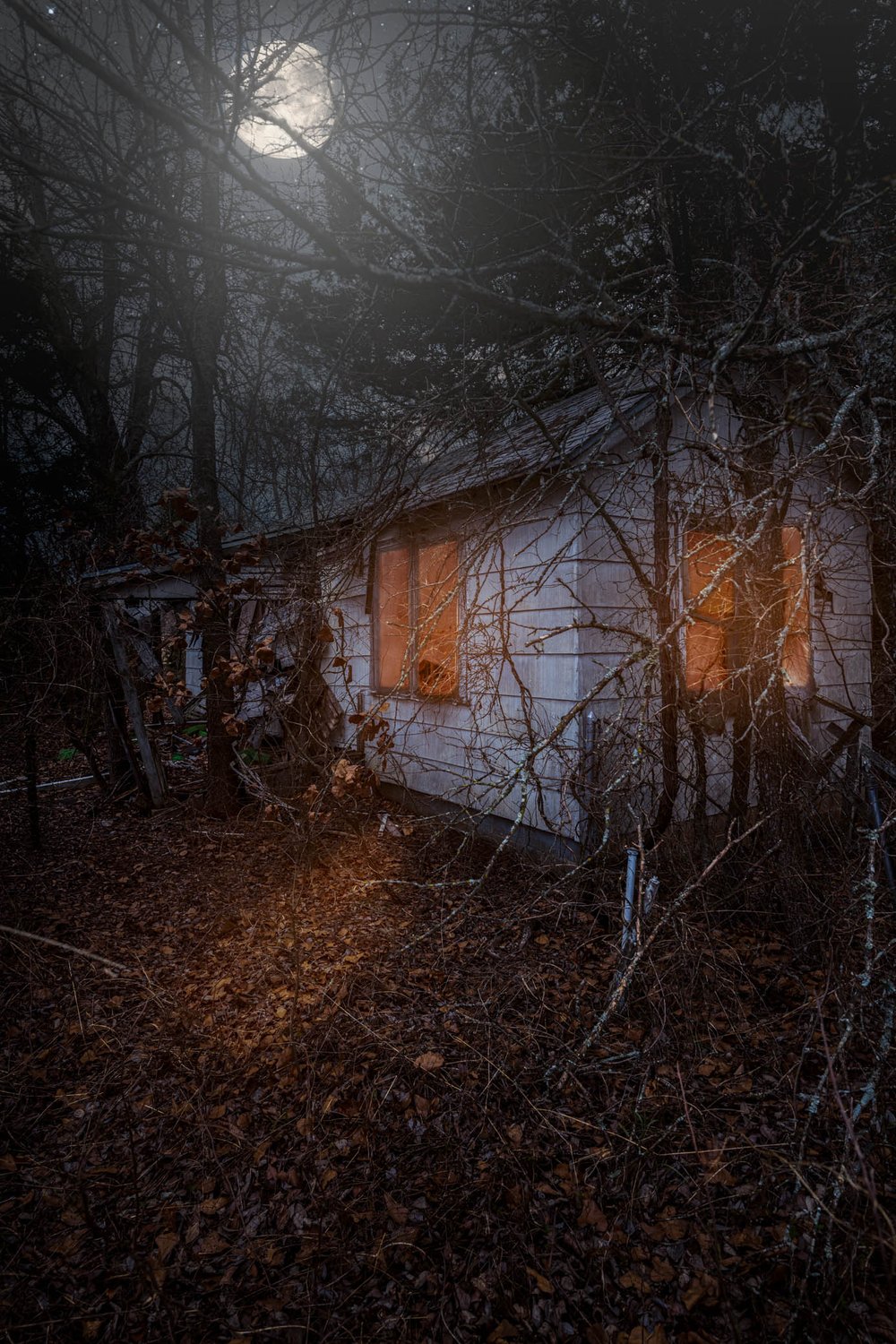 Edited Composite Abandoned Home