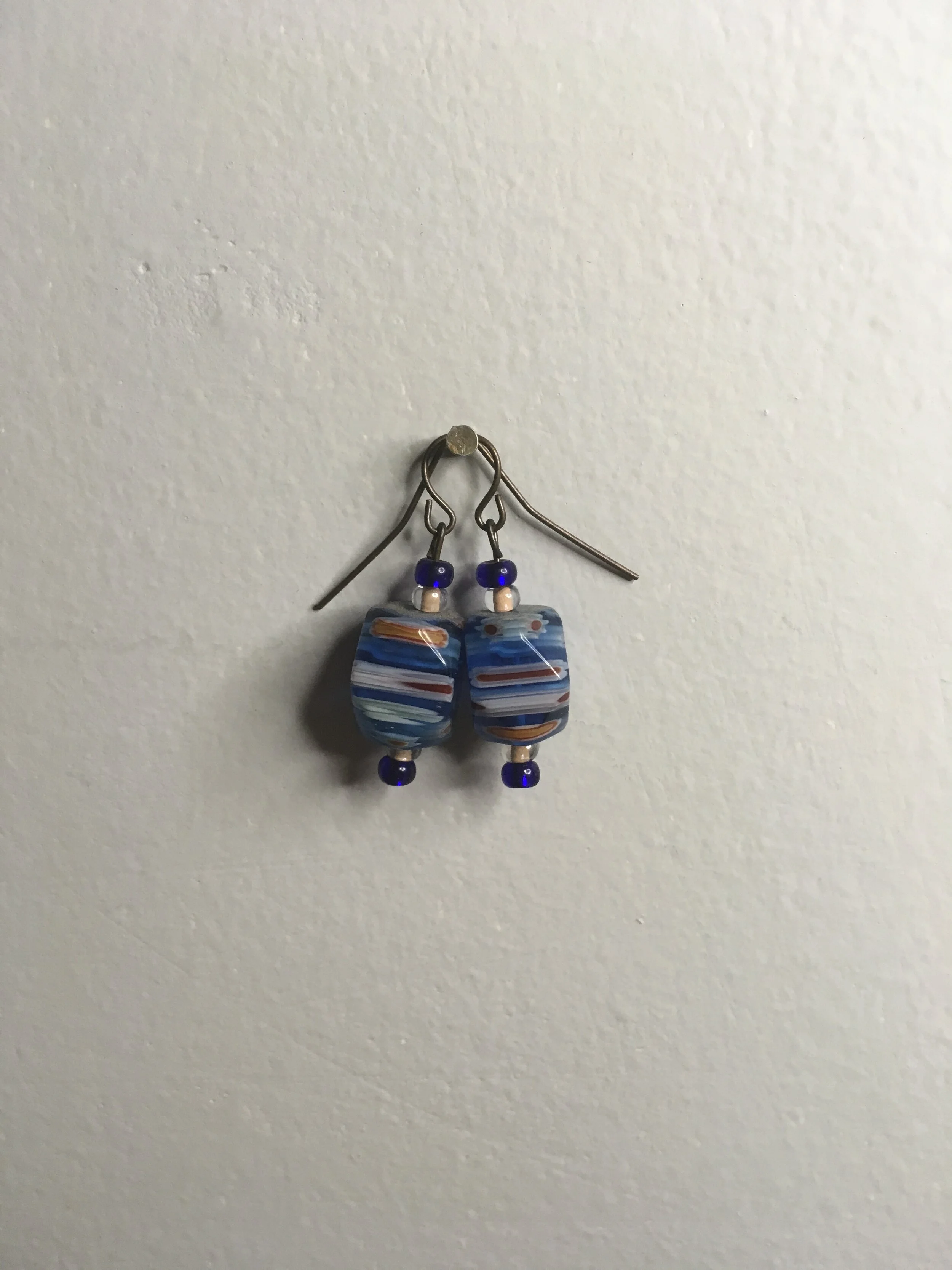 GLASS BEAD EARRINGS