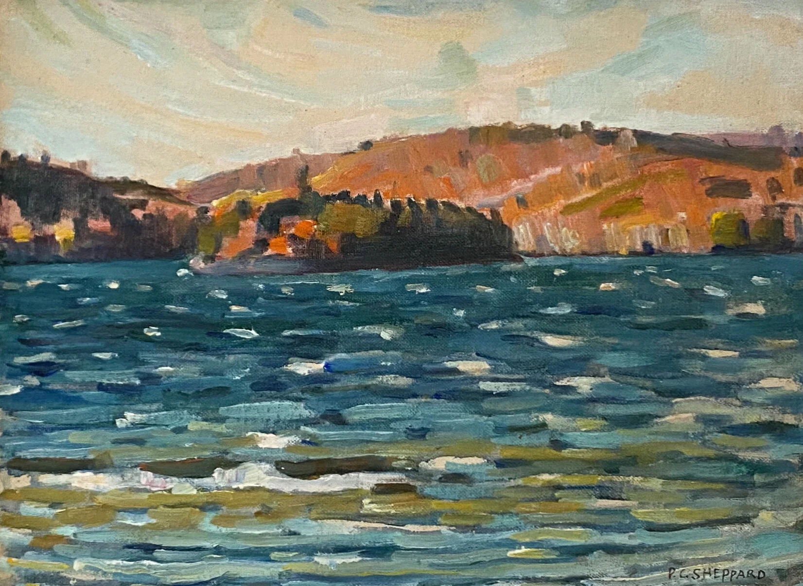 White Caps, Northern Lake by Peter Sheppard