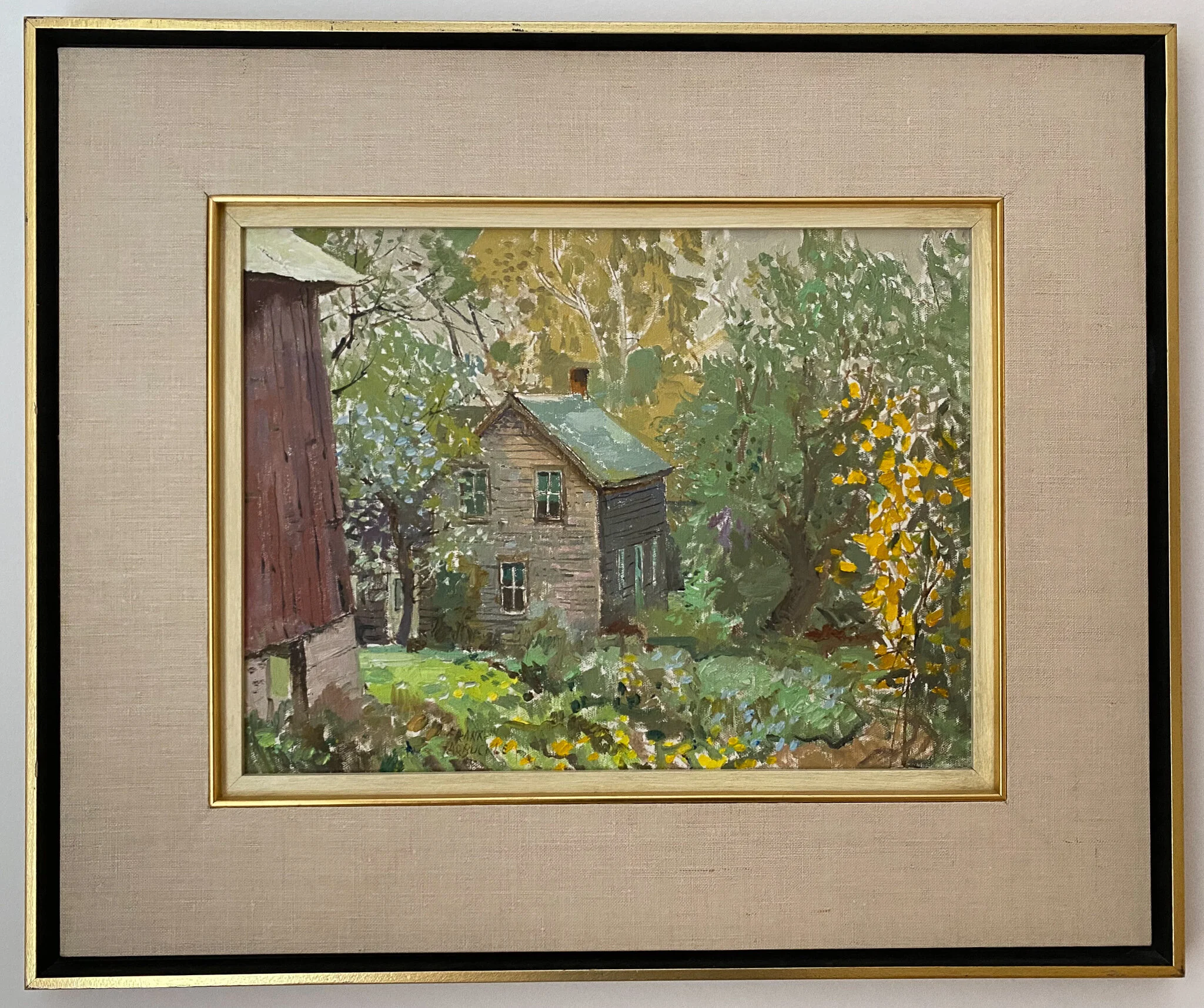 Old Farmhouse by Franklin Arbuckle - Britton Gallery
