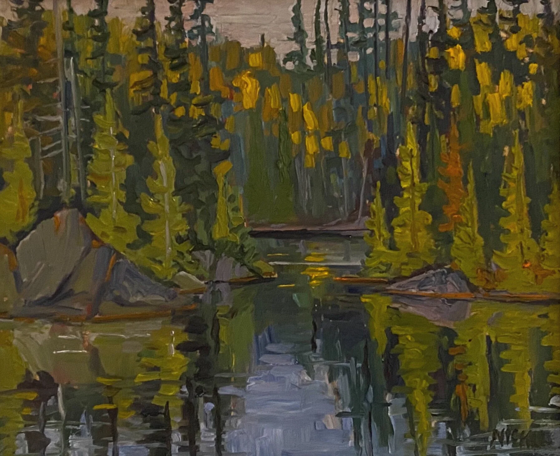 Crozier Lake by Lawrence Nickle - Britton Gallery