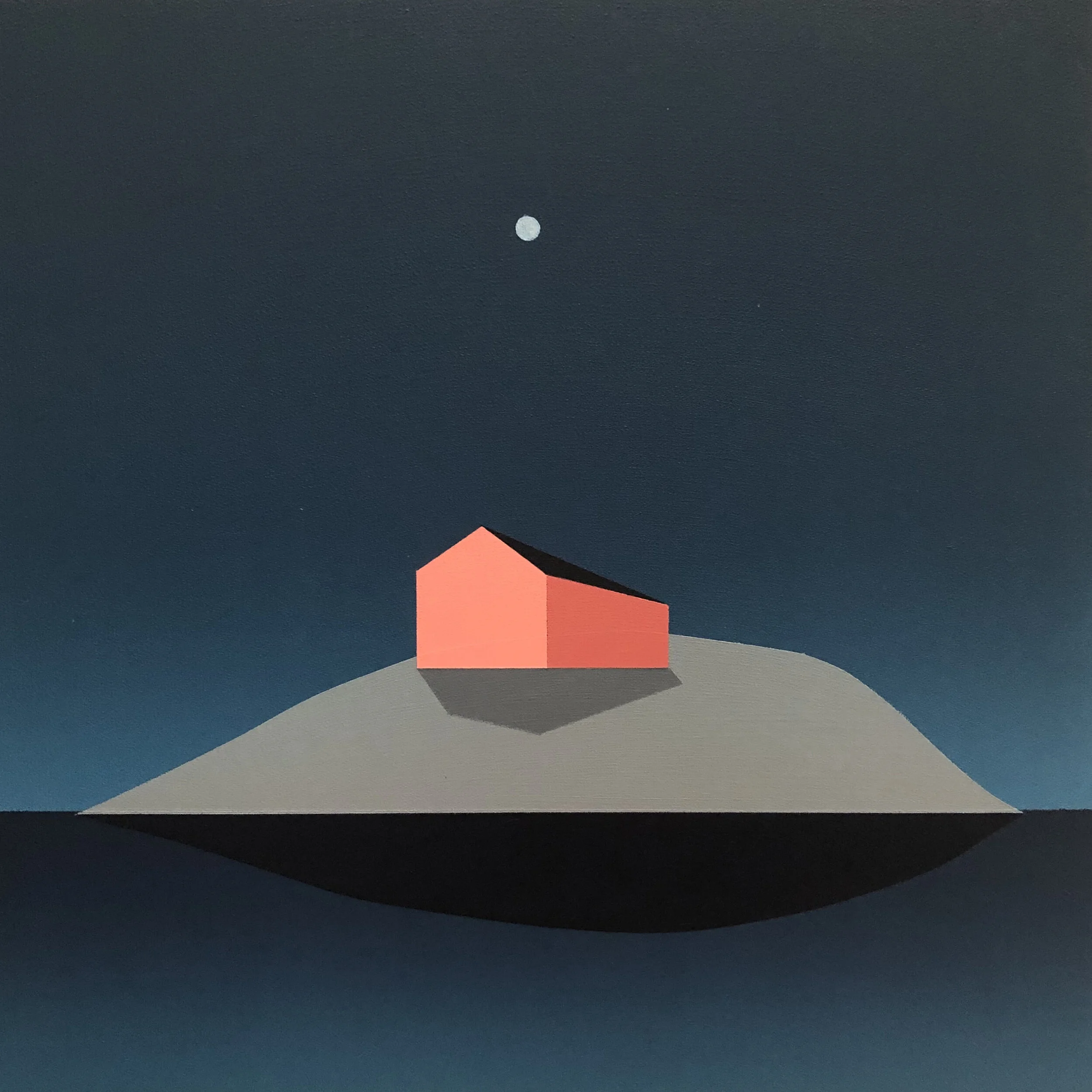 "At Night #2 (Island)" by Mike Gough - Britton Gallery