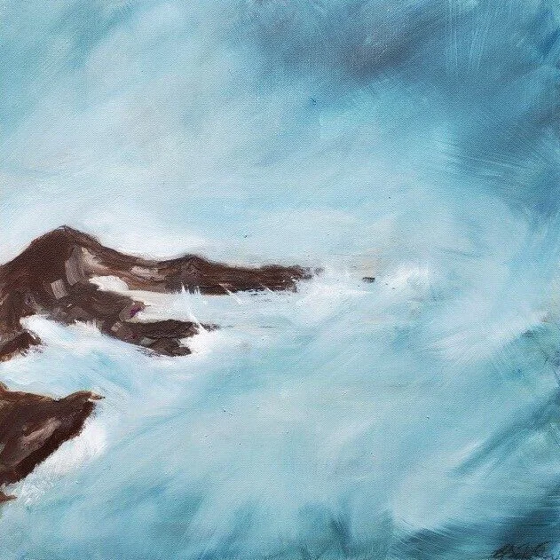 Let's Meet At High Tide II by Kristina Sobstad - Britton Gallery