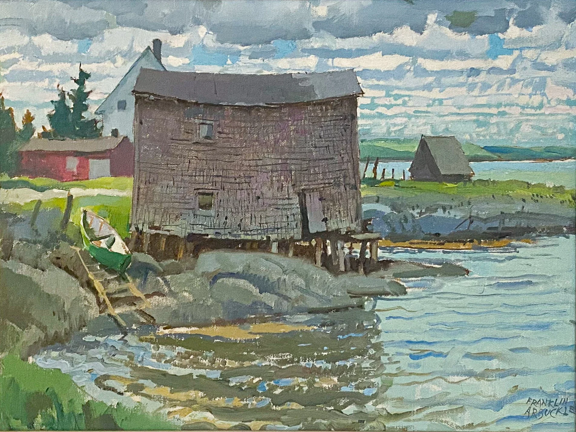 Lunenburg Bay by Franklin Arbuckle - Britton Gallery