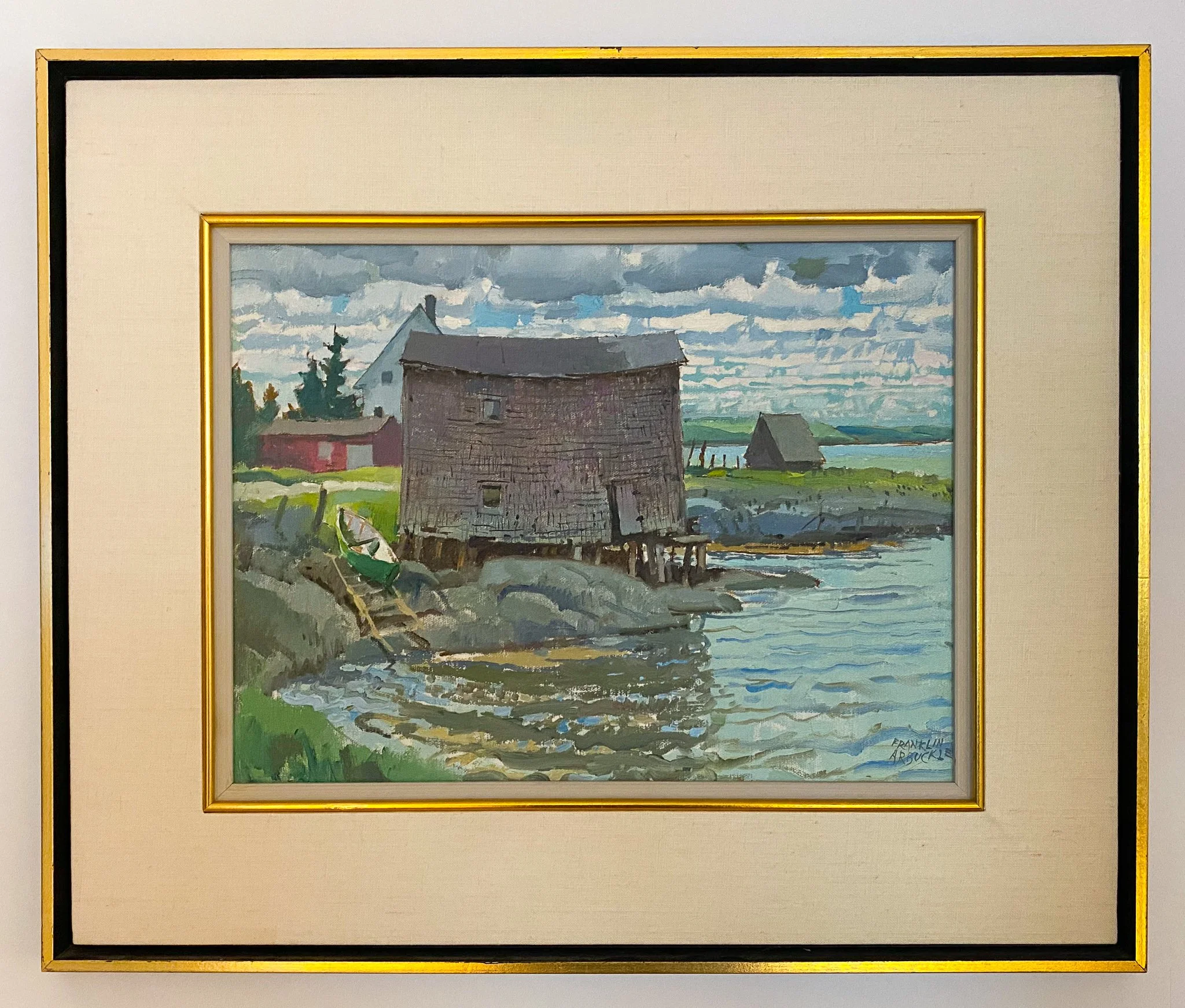 Lunenburg Bay by Franklin Arbuckle - Britton Gallery