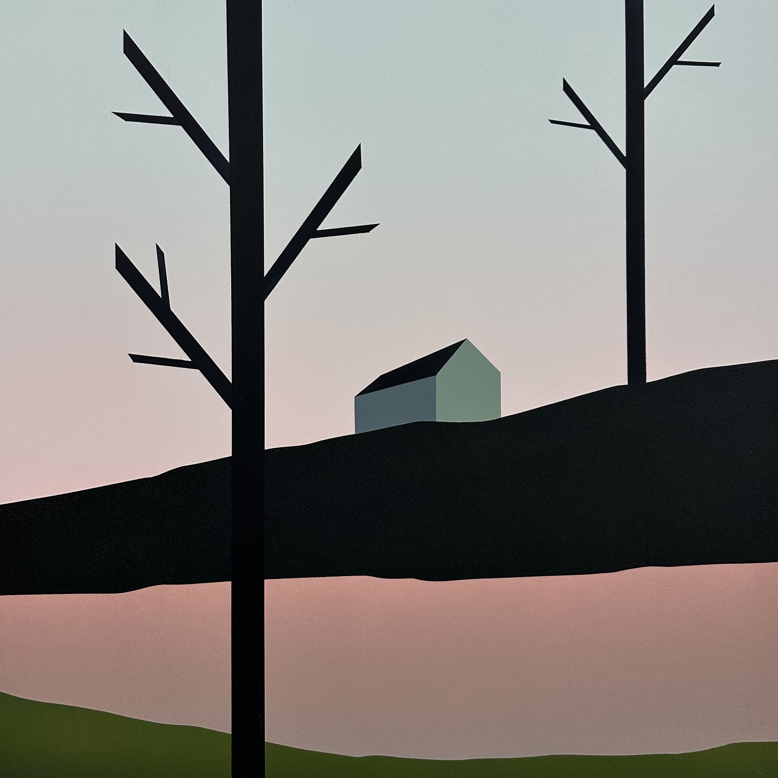 Mike Gough_Towards the House_20x20.jpg