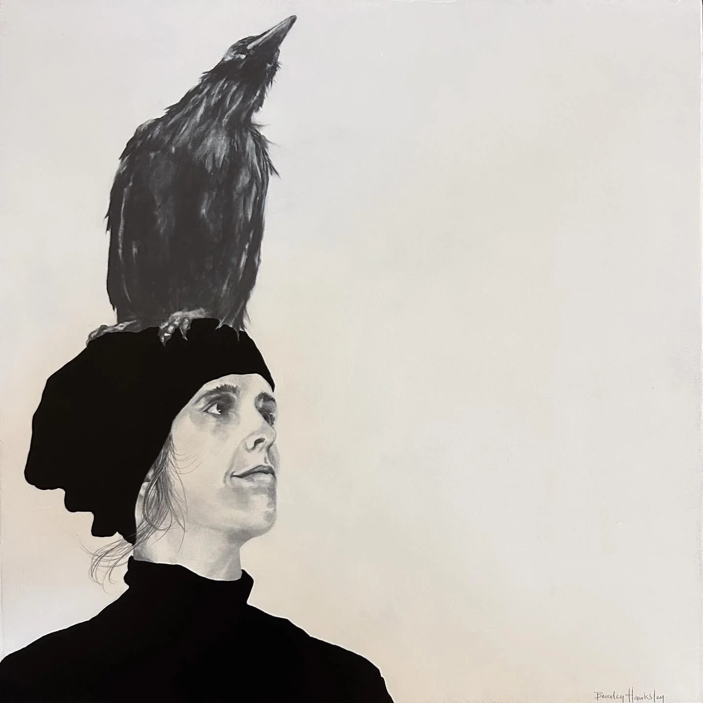 C&rsquo;est l&rsquo;Halloween! 

The Power of Simplicity
by Beverley Hawksley
mixed media on canvas
20&rdquo; x 20&rdquo; 

#brittongallery #muskokaartist #fıgurativeart #minimalistart #birdbrain #beverleyhawksley  #downtownbracebridge