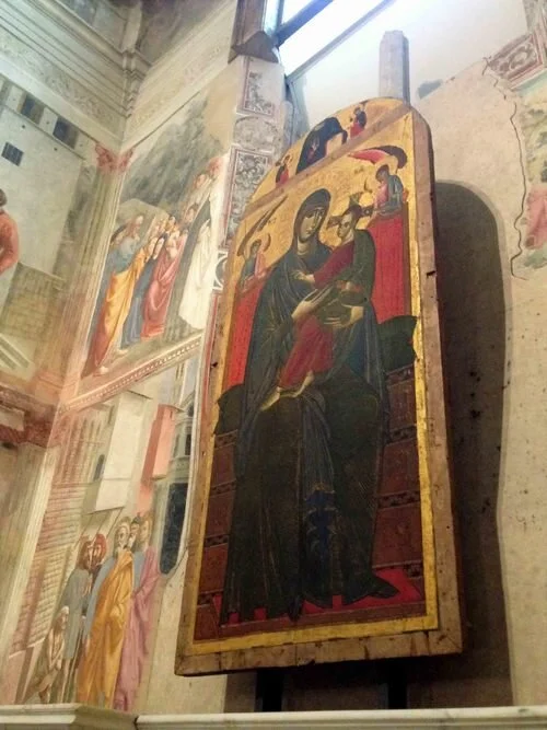 Artwork by Masolino & Masaccio at the Branacci Chapel Florence.