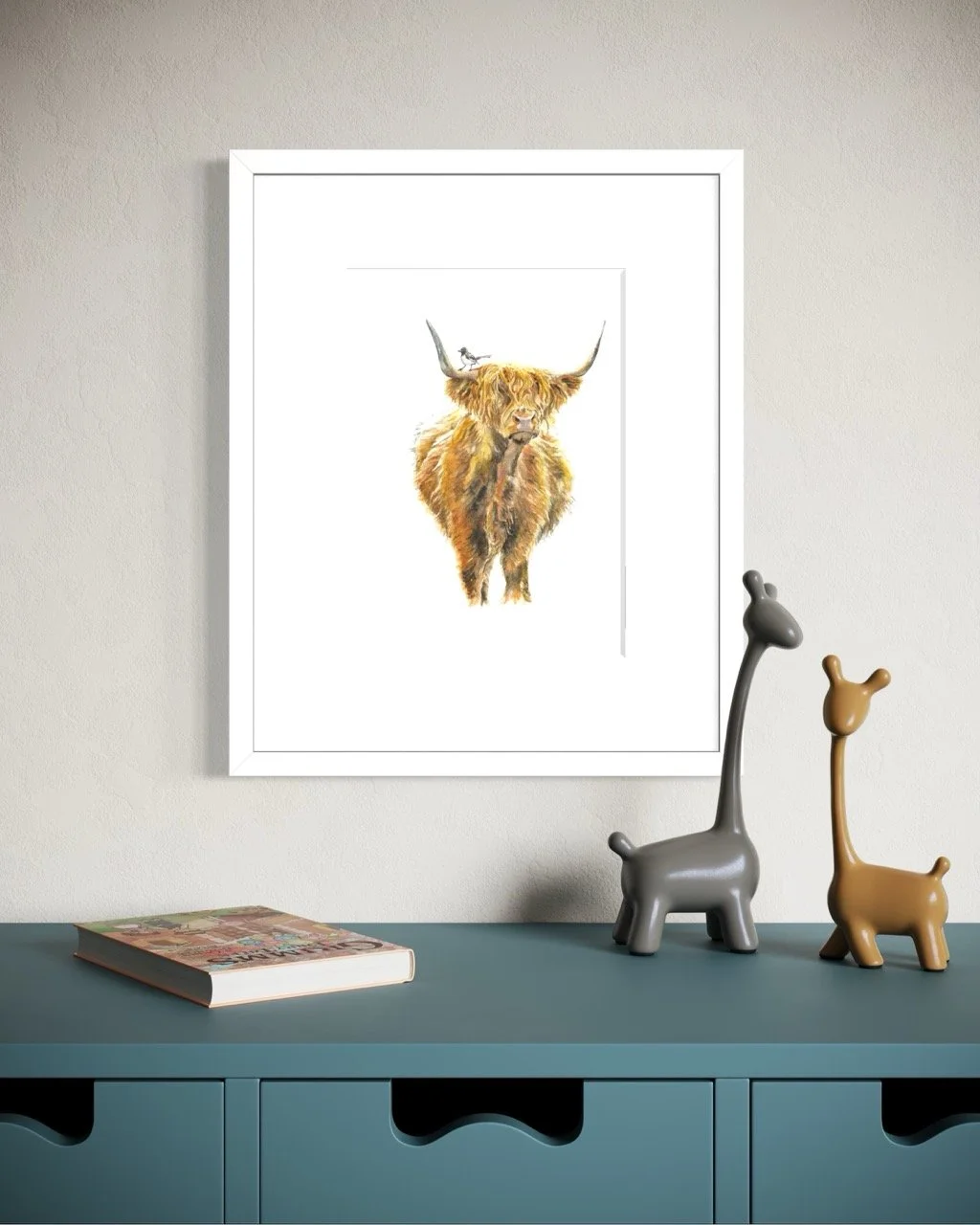 Highland Cow_Framed_Kids Large.jpeg