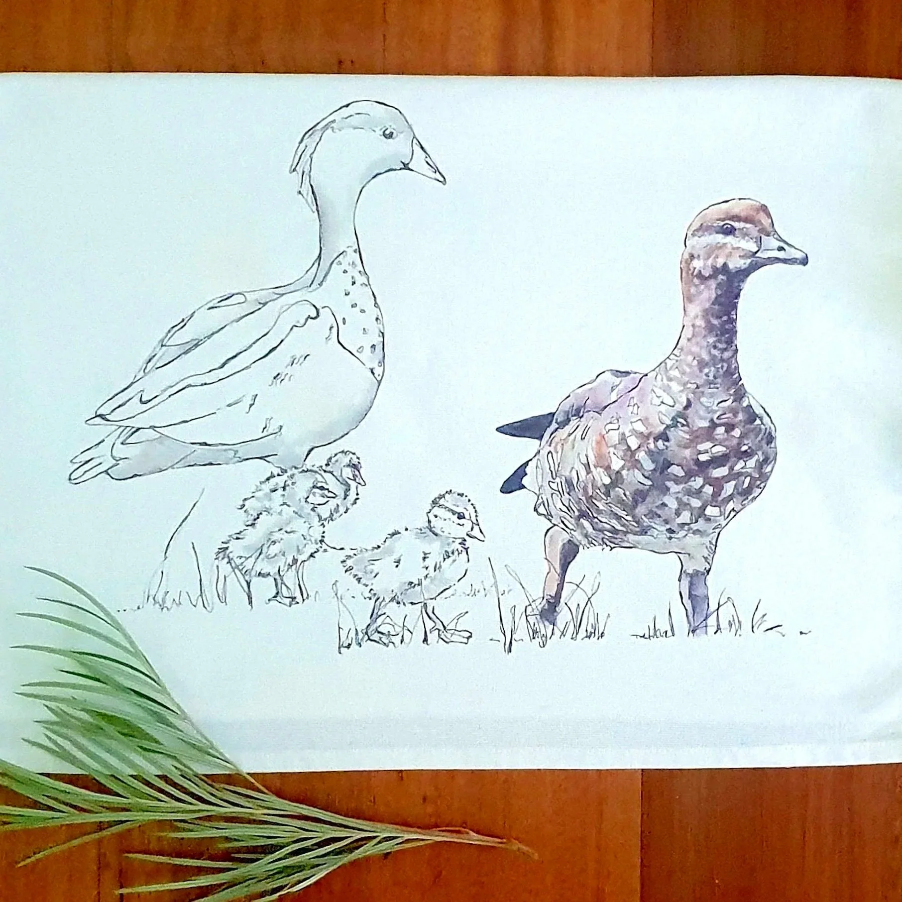 DucksTeaTowel2-Julesnatureartist.jpg