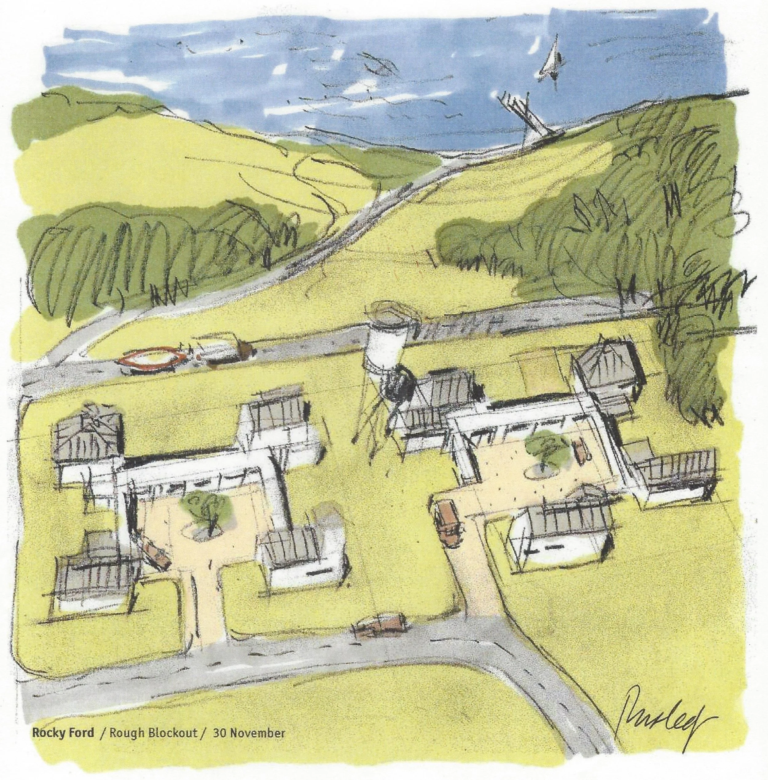 Rocky Ford Aerial View