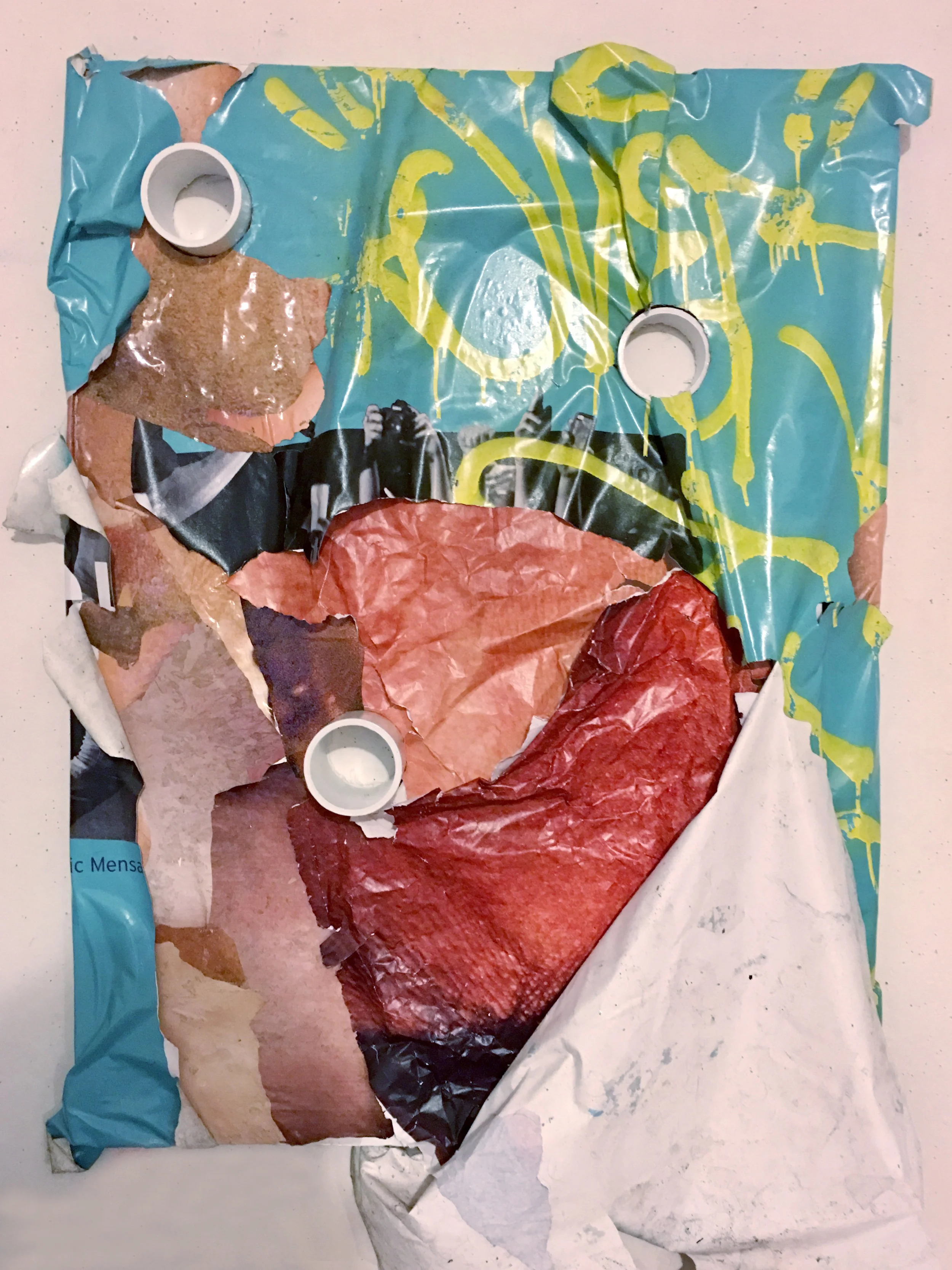 Murderplex , 2011- 2017 Mixed media on foam mount 47 x 30 inches