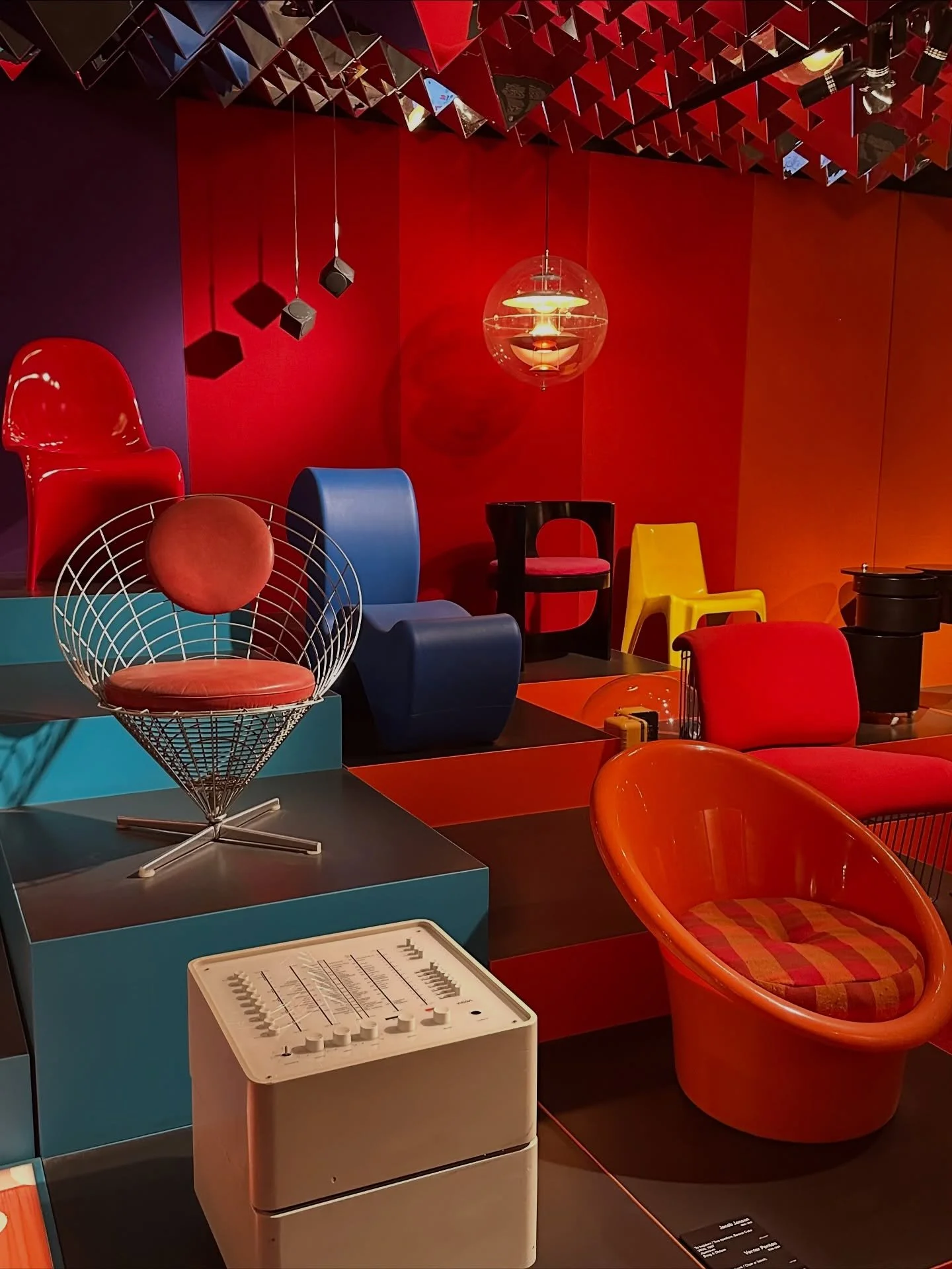 My Copenhagen trip highlight: the design museum! Their Danish Modern exhibit full of the world&rsquo;s most iconic chairs. What a dream to see them all in one place 👀