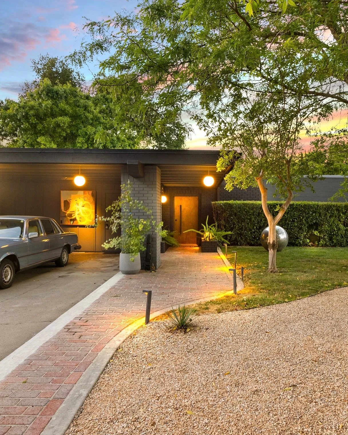 Welcome to Villa Concretus ✨ Iconic mid century modern design, tasteful modern updates, soaked in natural light, spacious, wrapped in privacy, and made to entertain&mdash;this one is extra special. 💖 A must see for design enthusiasts! 

Now live, co