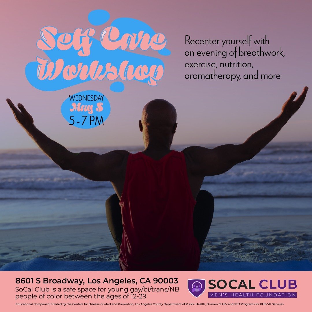You deserve some you time! 🐚 Stop by next Wednesday for our Self Care Workshop on breathwork, exercise, nutrition, aromatherapy &amp; more! 🪼

#selfcare #selflove #breathwork #exercise #nutrition #aromatherapy #socalclub #southla #gaysouthla
