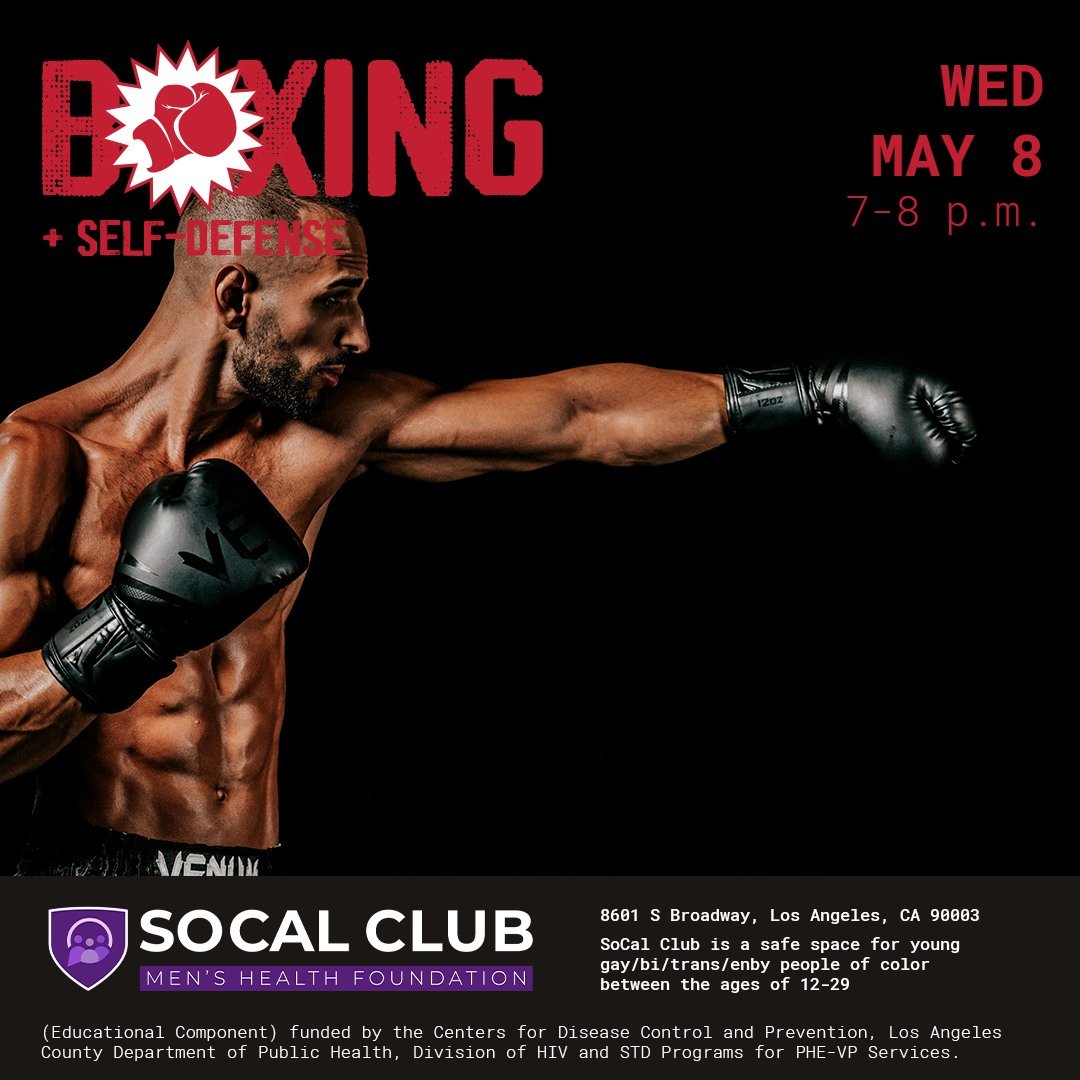 It's never a bad idea to have a few self-defense skills up your sleeve! 🛑 Join us for boxing next Wednesday!

#boxing #selfdefense #socalclub #gaysouthla #southla