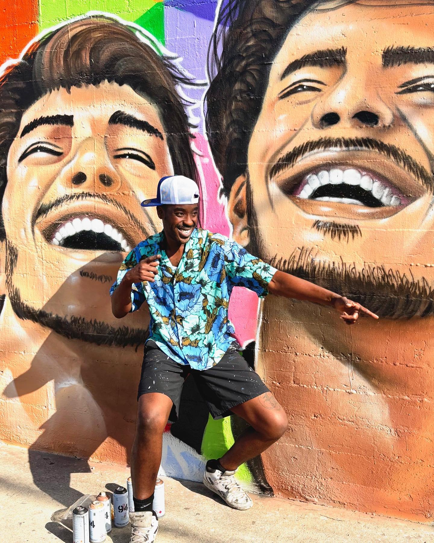 Astounding LA artist Shak Smart @smart_spf is bringing the color to @socalclubla, our community center in South LA!

&ldquo;I had to educate myself and do research about men&rsquo;s health, breaking the stigmas and breaking the stereotypes that we ha