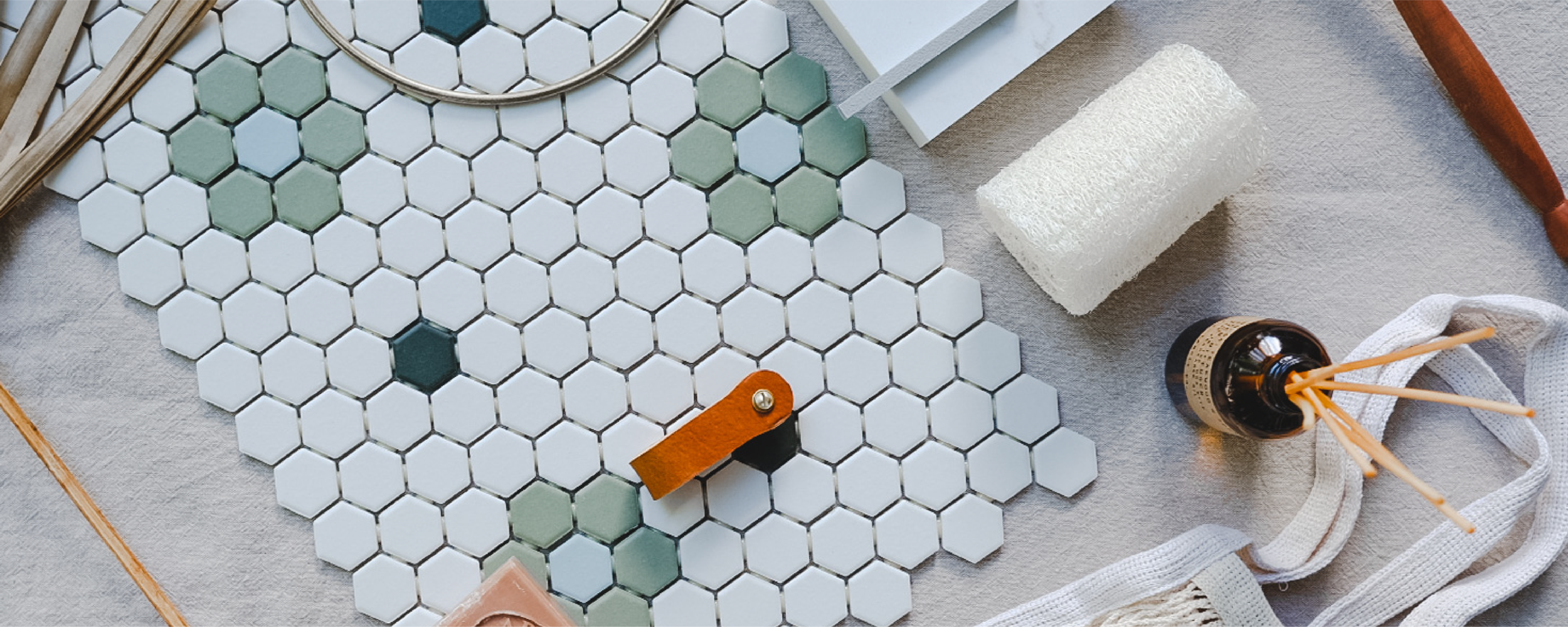 Howlett & Co - Mosaic Tile Flat Lay