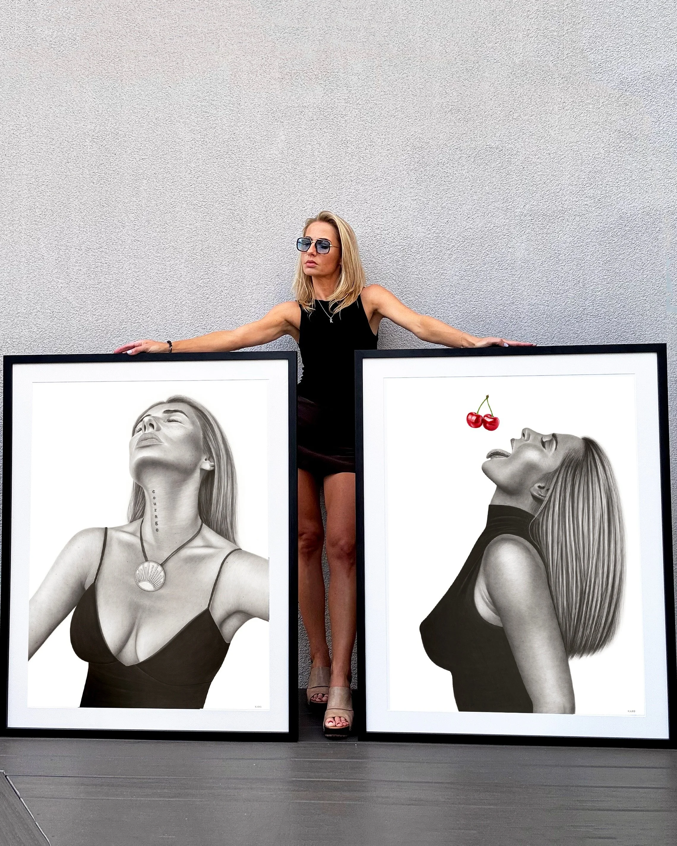 Life threw a lot at me lately. 
So I took a pause. 
Art is asking for play again. 
I&rsquo;m back. 
Swipe to see a glimpse of the new artwork! 

#laartist #contemporaryrealism #womanartist #popartstyle #artforsale