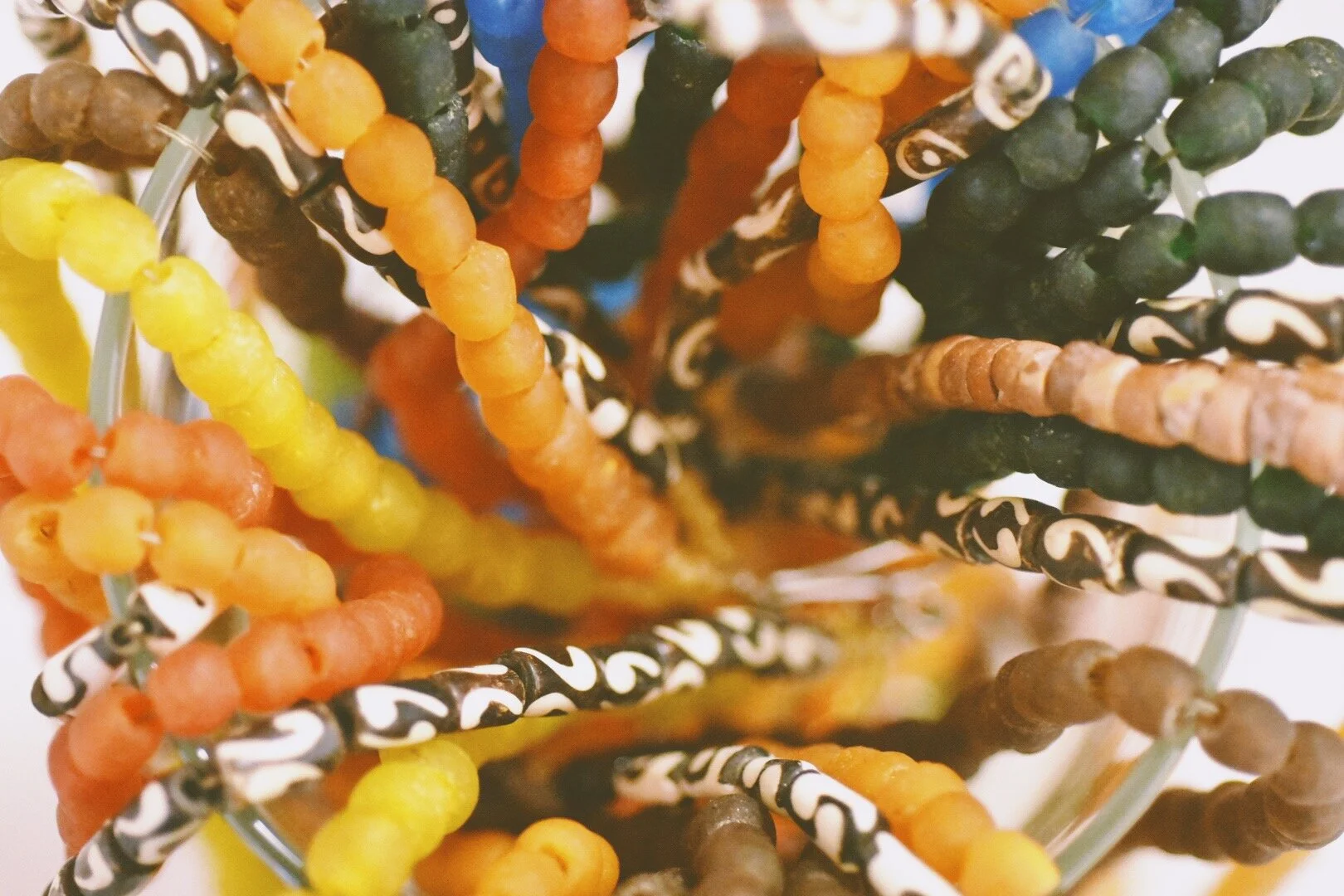 Anne Marie Gabelart: Bead and Glass Necklaces