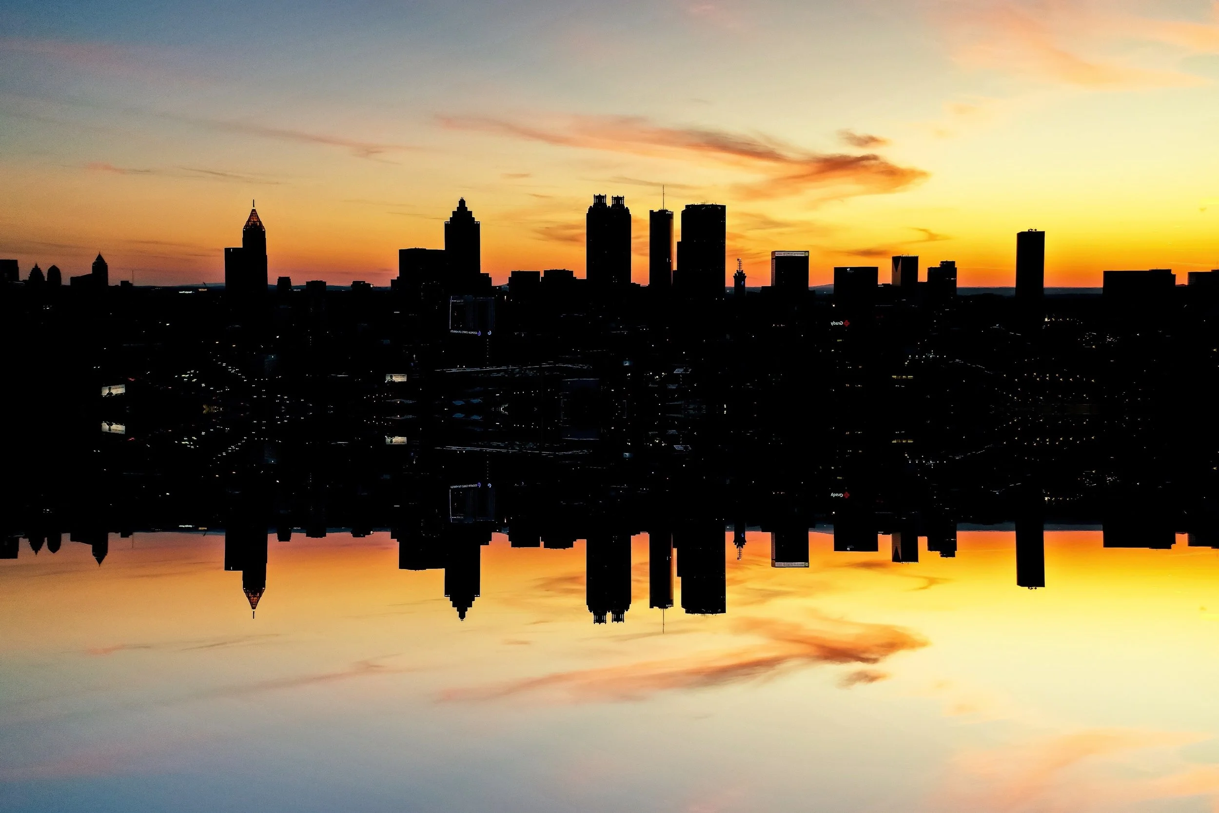 Atlanta Sunset Reflection.jpg