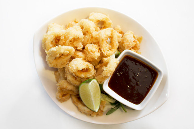 Crispy Calamari appetizer