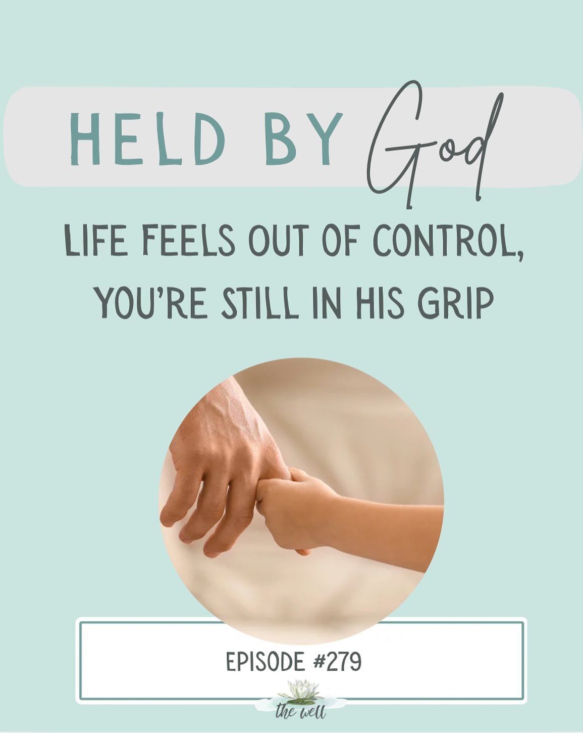 hen you feel overwhelmed, ashamed, or like you&rsquo;re barely holding life together&hellip;
remember this truth: you were never the one doing the holding. 🤍
God&rsquo;s grip on your life is invincible &mdash; even over the messy parts, the regrets,