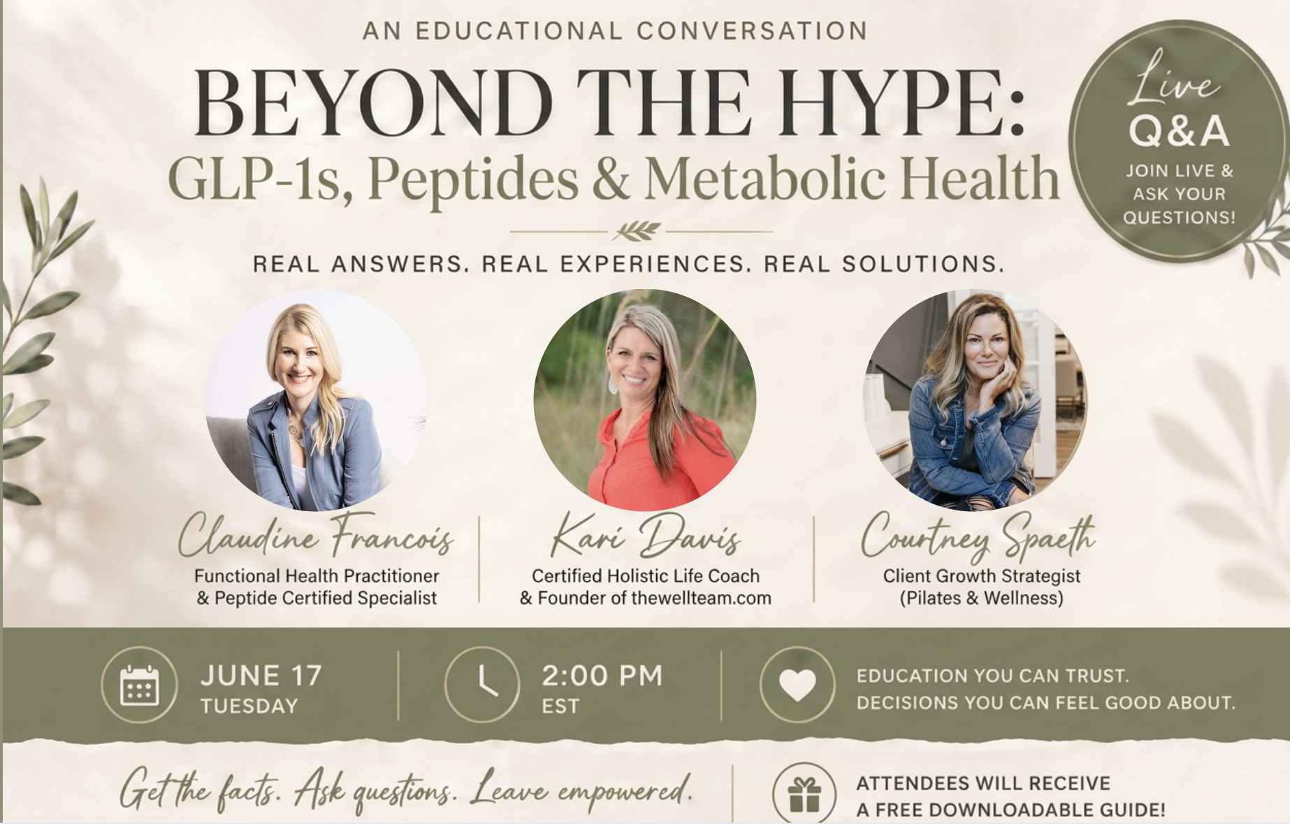 Beyond the Hype: GLP-1s, Peptides &amp; Metabolic Health