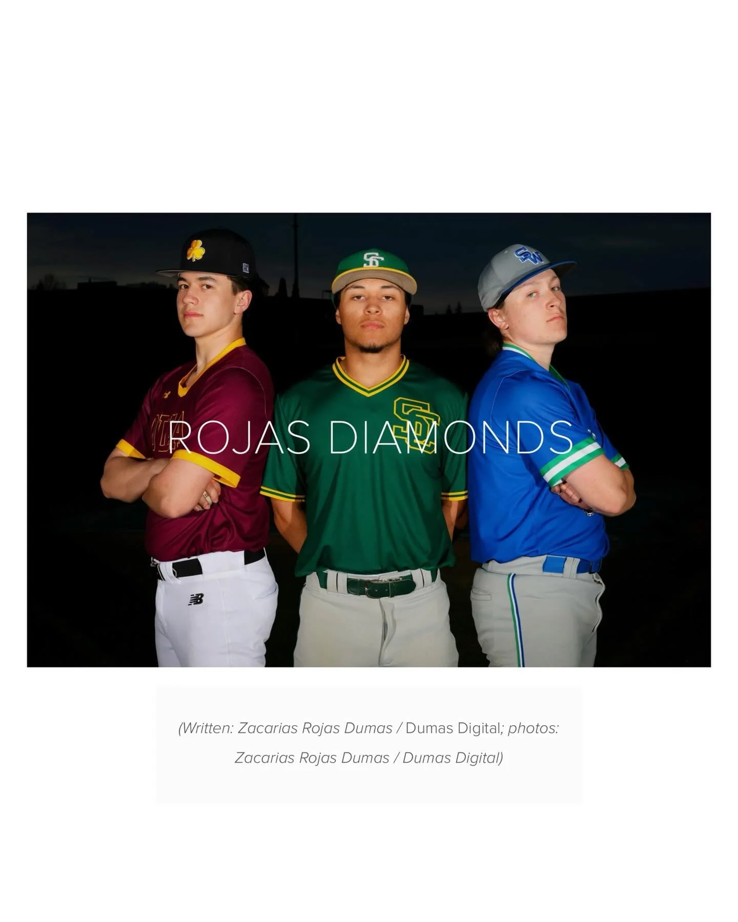 Rojas Diamonds! Three Cousins. Diamond battles. One shared dream. ⚾️
Read the story in the link in my bio ➡️🔗
