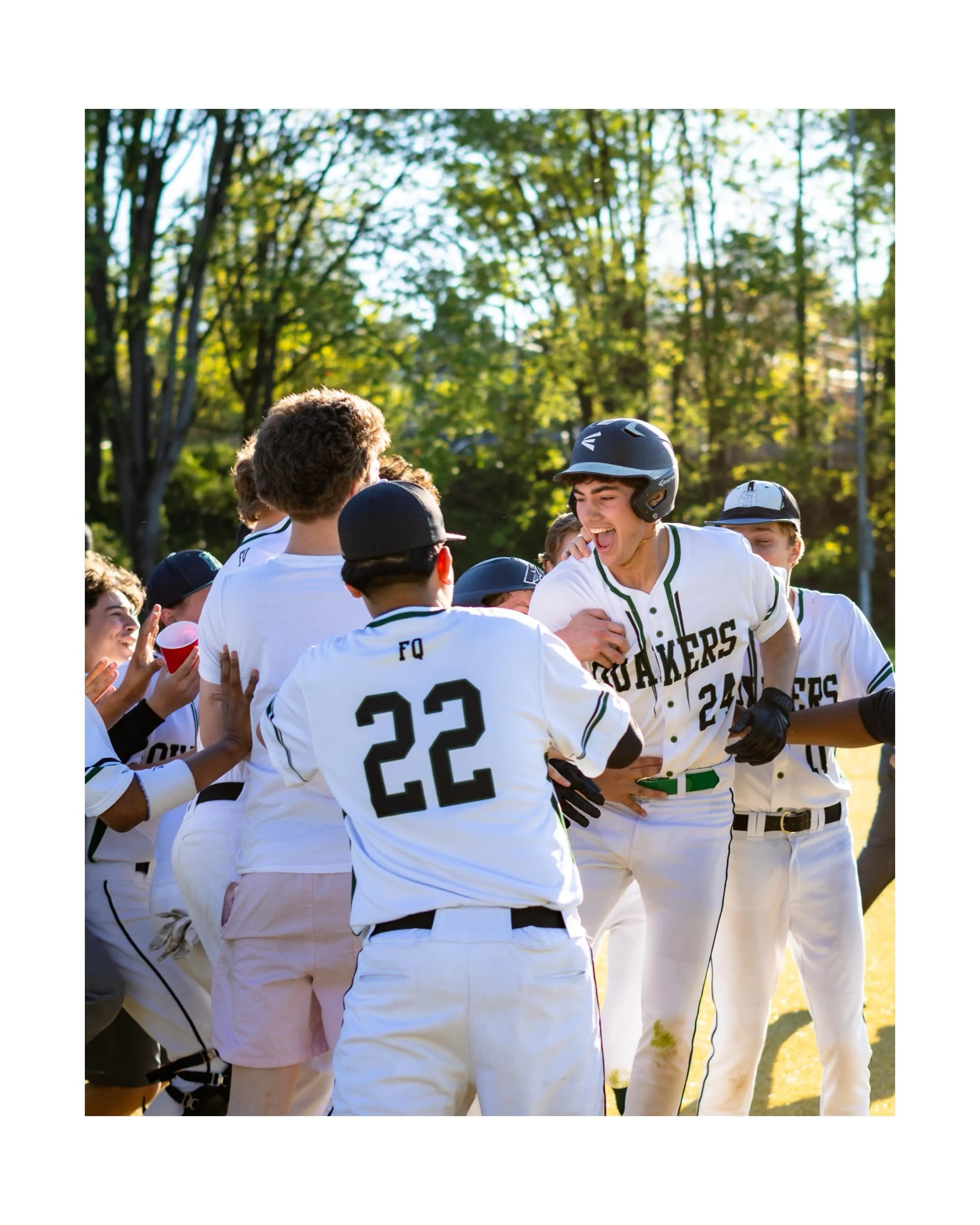 Quaker Baseball!! A lot of passion and a walk off vs the rivals. One of the best HS ⚾️ games I&rsquo;ve ever watched!