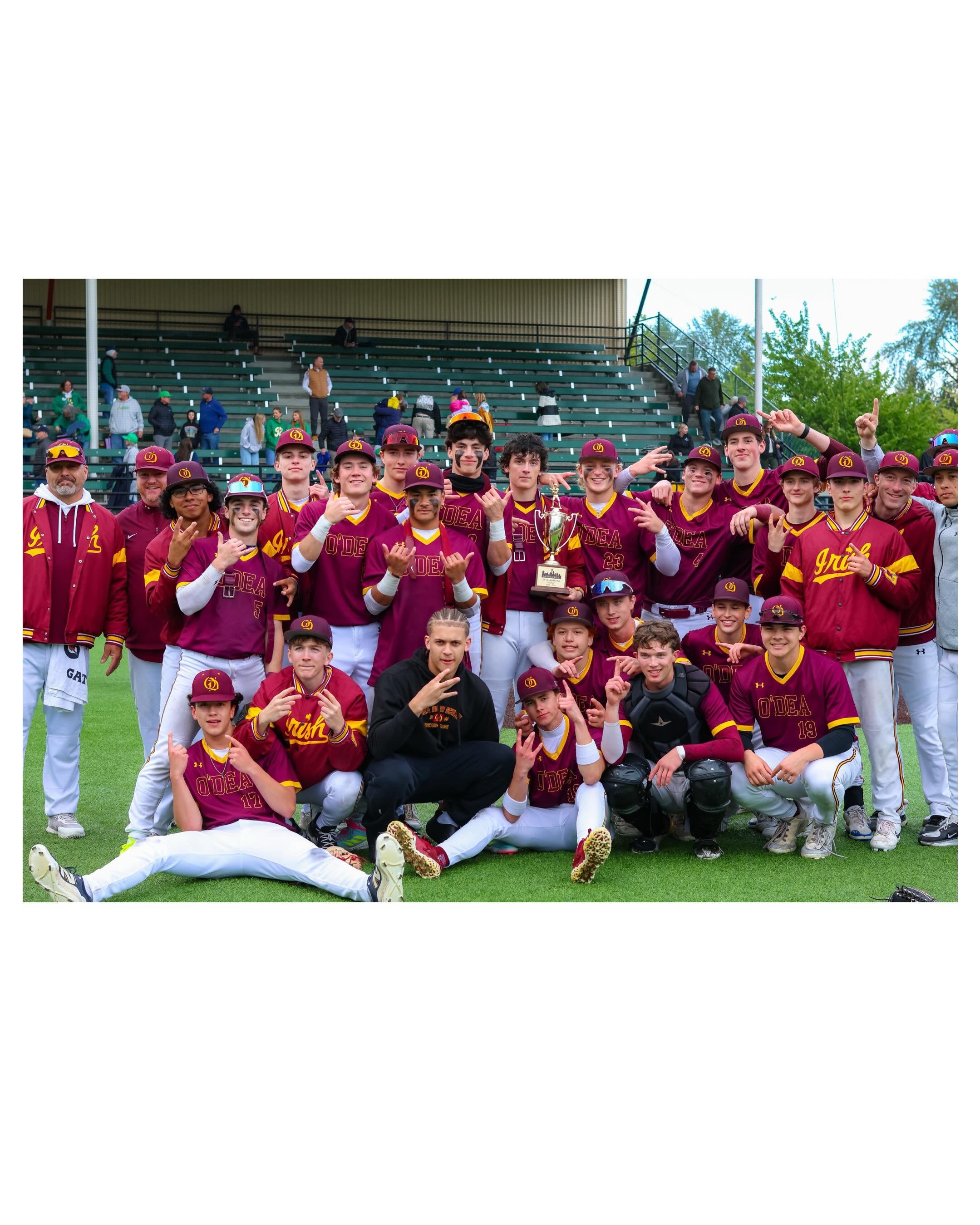O&rsquo;Dea Fighting Irish Baseball is your Metroooooooo 3A Champions!! 🏆🏆🏆☘️☘️☘️☘️