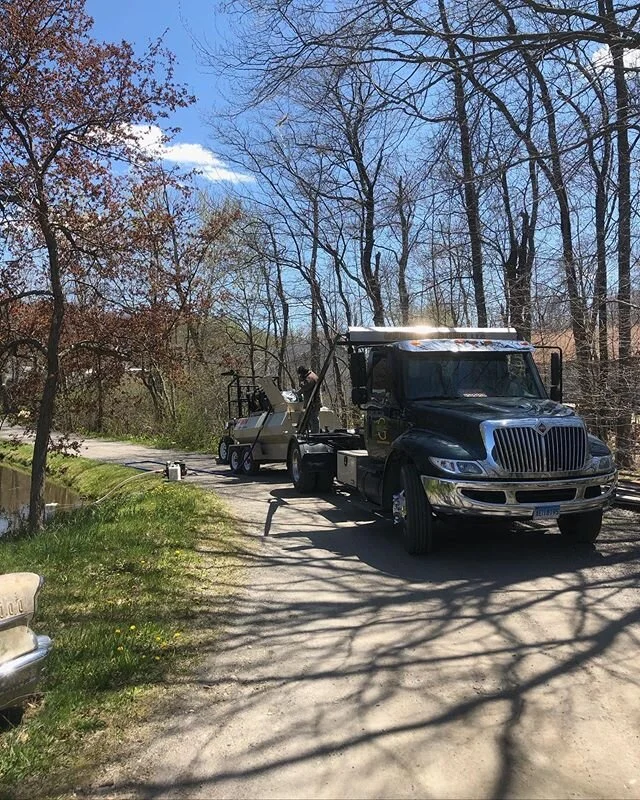 Hydroseeding yesterday!