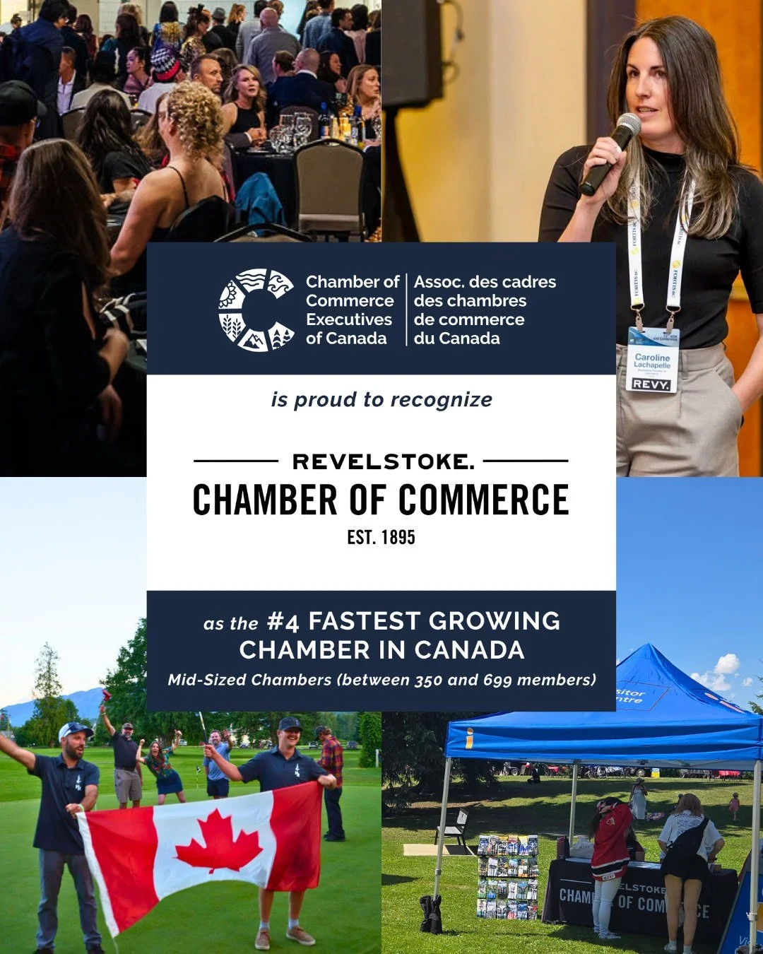 "It is an honor for us to announce that our Chamber has been named the Fastest growing mid-sized Chamber of Commerce in BC, and 4th fastest growing in Canada for 2025.

This momentum is a reflection of our staff and board's hard work and dedicat