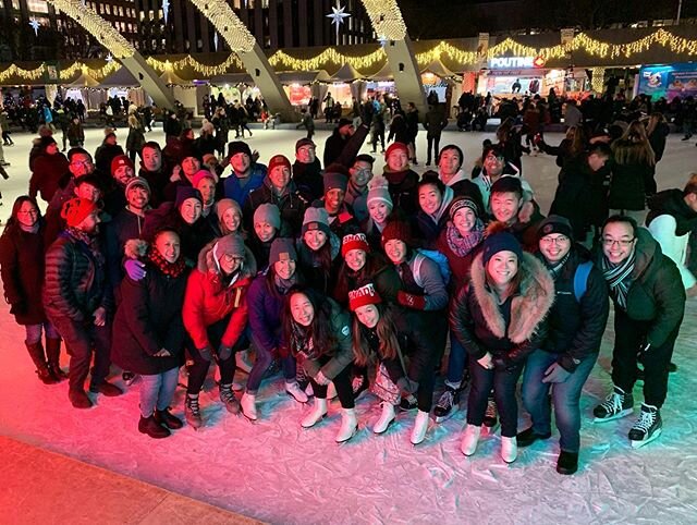 The lake is frozen, so we decided to go skating 🤪 Skate night with TNPC after a few hard testing days!! #dragonboat #paddling #skating #team #truenorth
