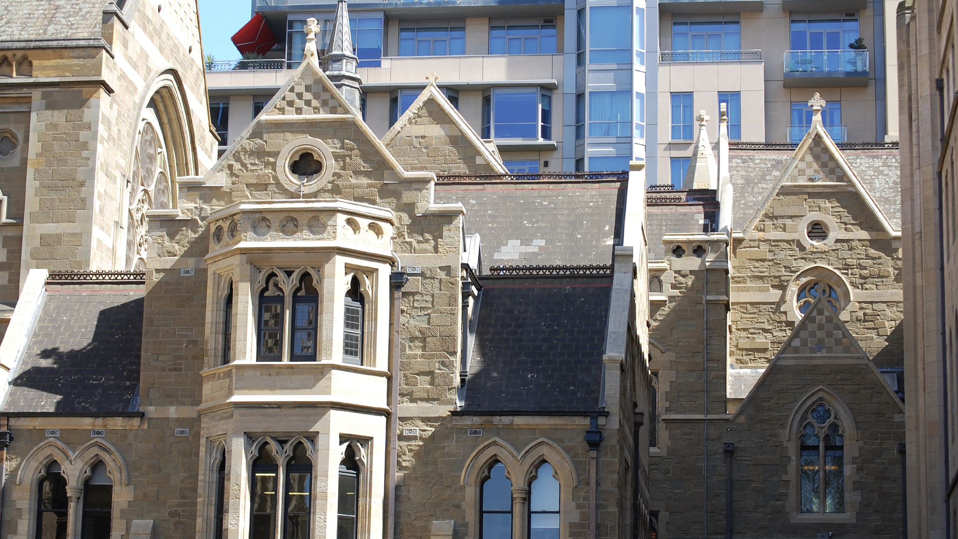 Works included the spire masonry, roof works, window conservation, building compliance works, new services and lighting, cleaning of the interior and new West Front entrance.